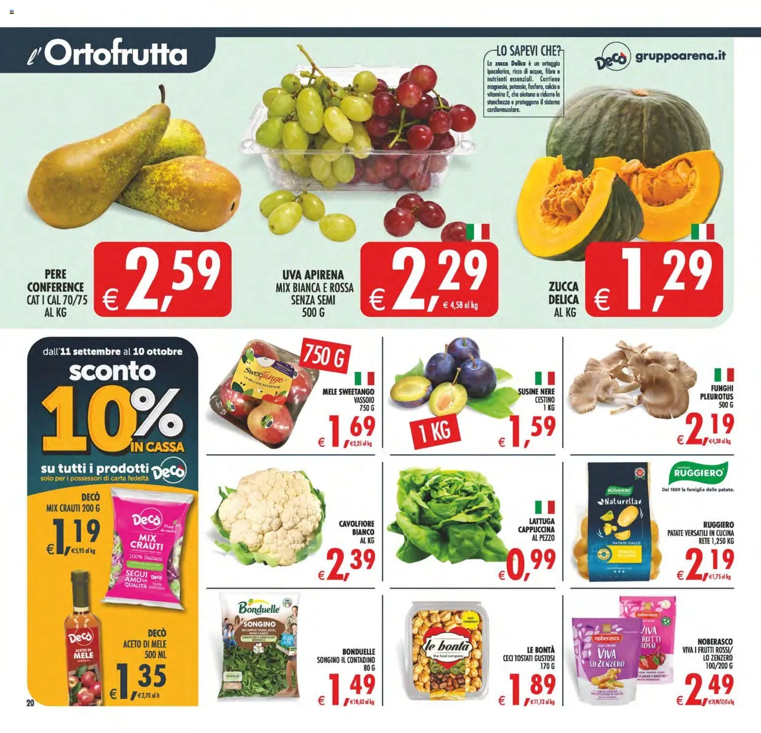 Decò volantino Maxistore, Supermercati Lipari