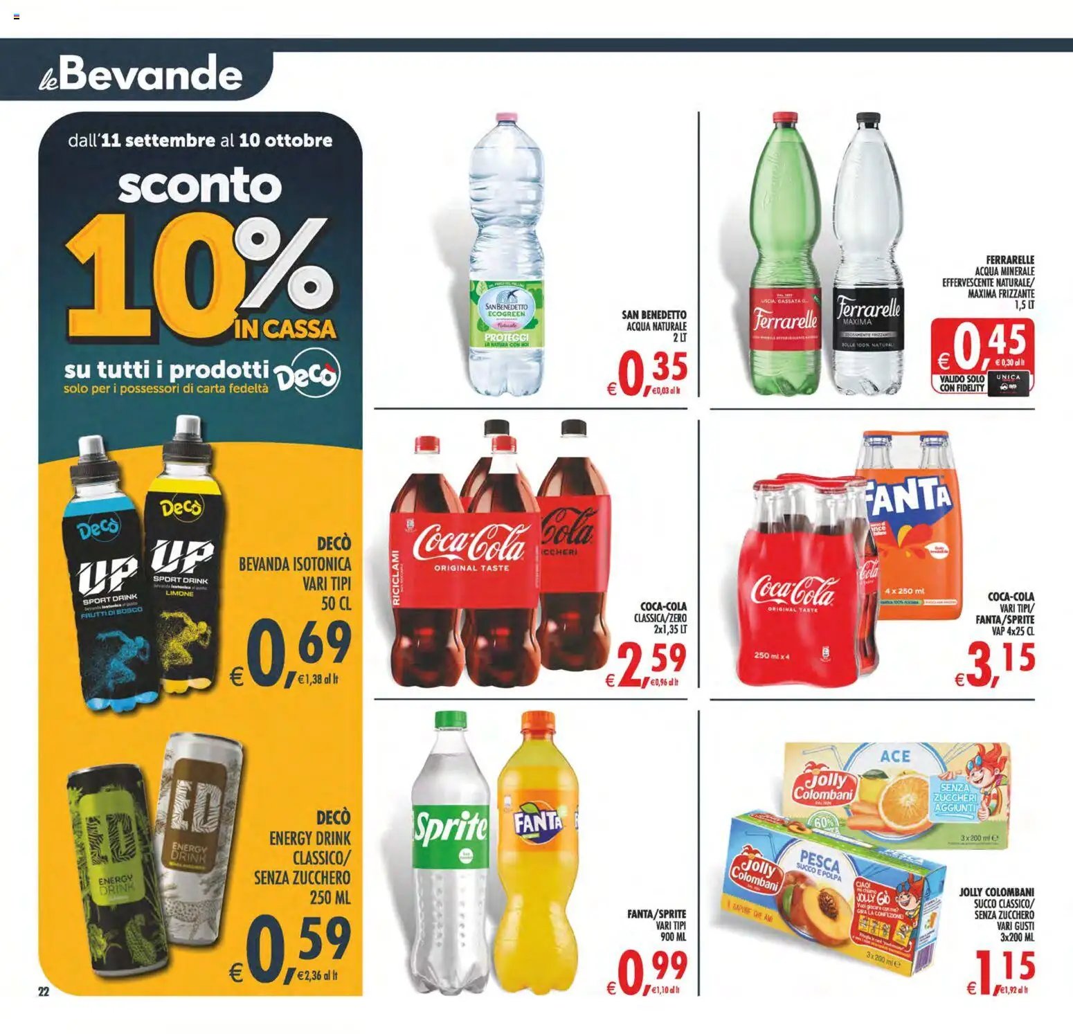 Decò volantino Maxistore, Supermercati Lipari