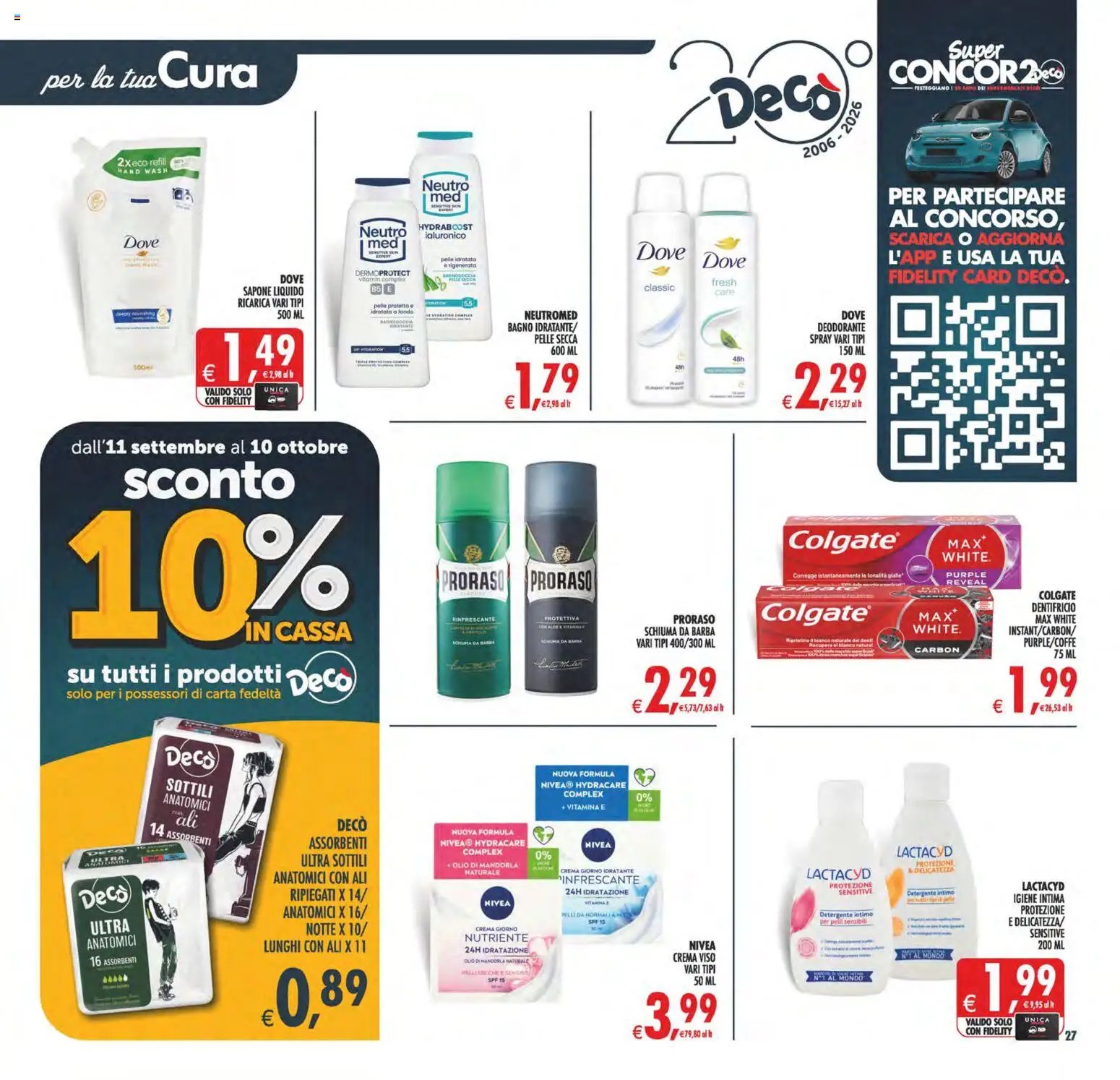 Decò volantino Maxistore, Supermercati Lipari