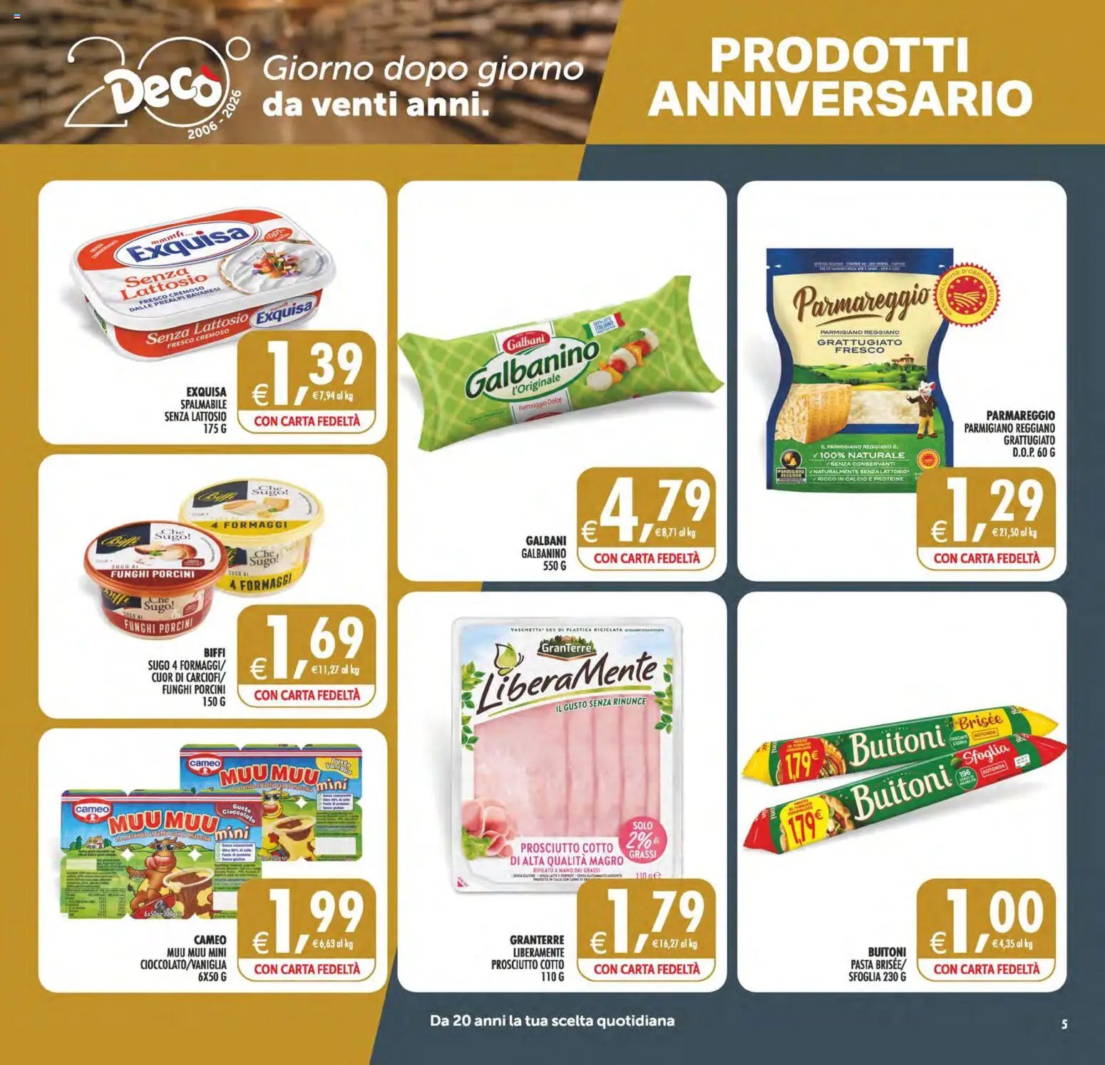 Decò volantino Maxistore, Supermercati Lipari