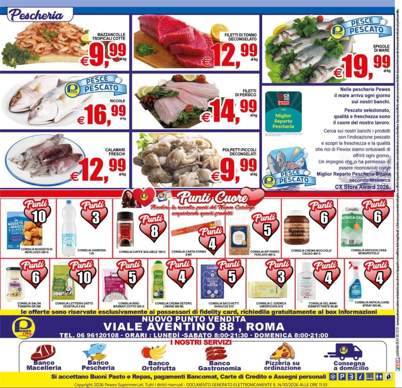 Pewex volantino City Viale Aventino, 88