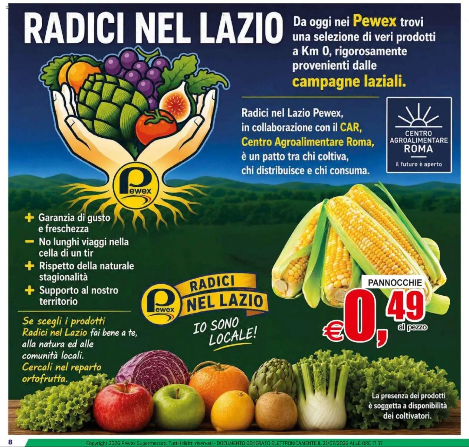 Pewex volantino Viterbo