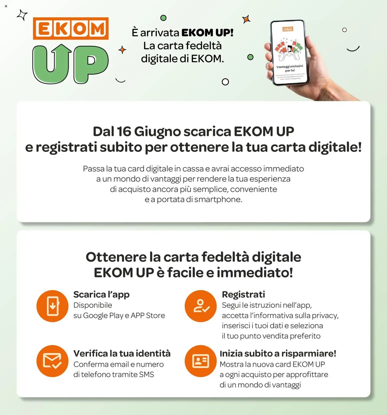 Ekom volantino Toscana