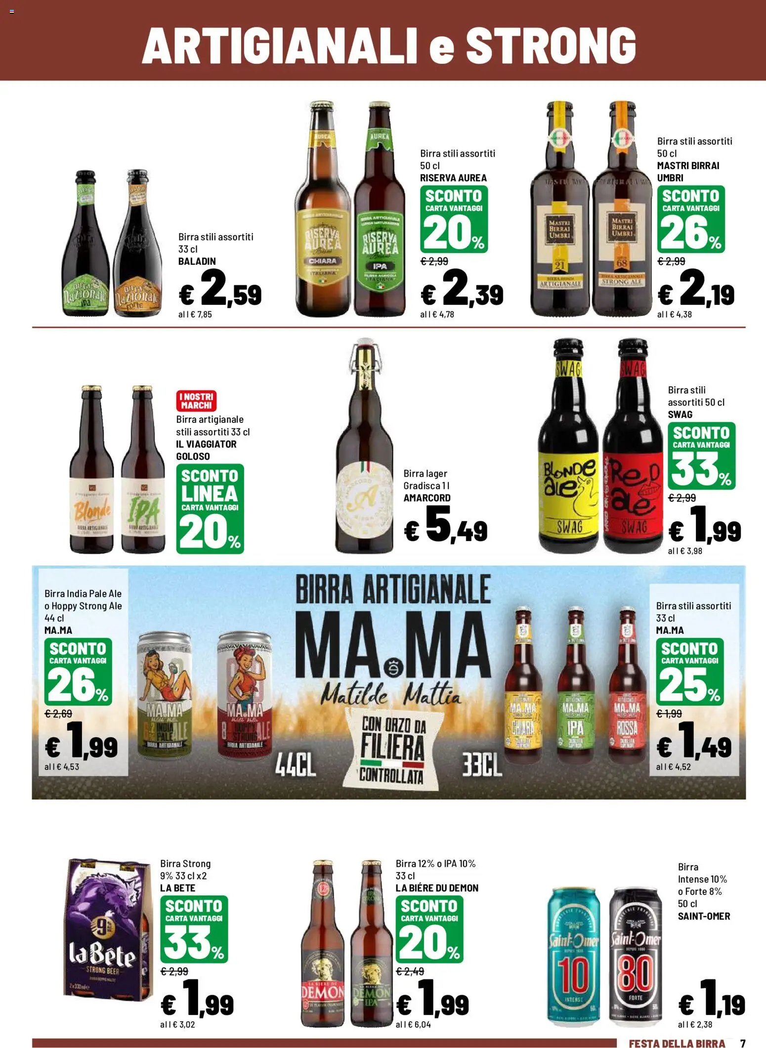 Iper volantino Birra