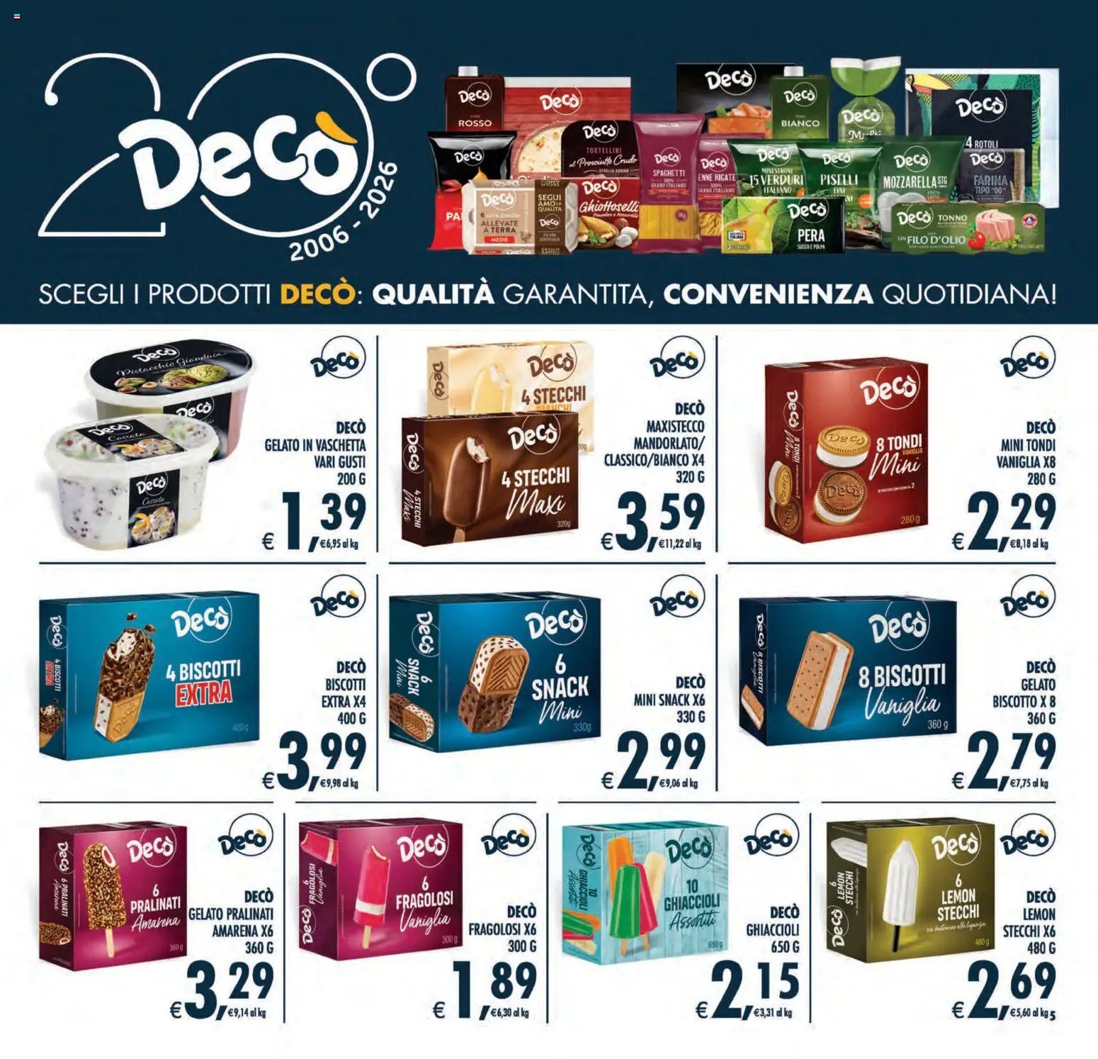 Decò volantino Maxistore, Supermercati, Local Sicilia