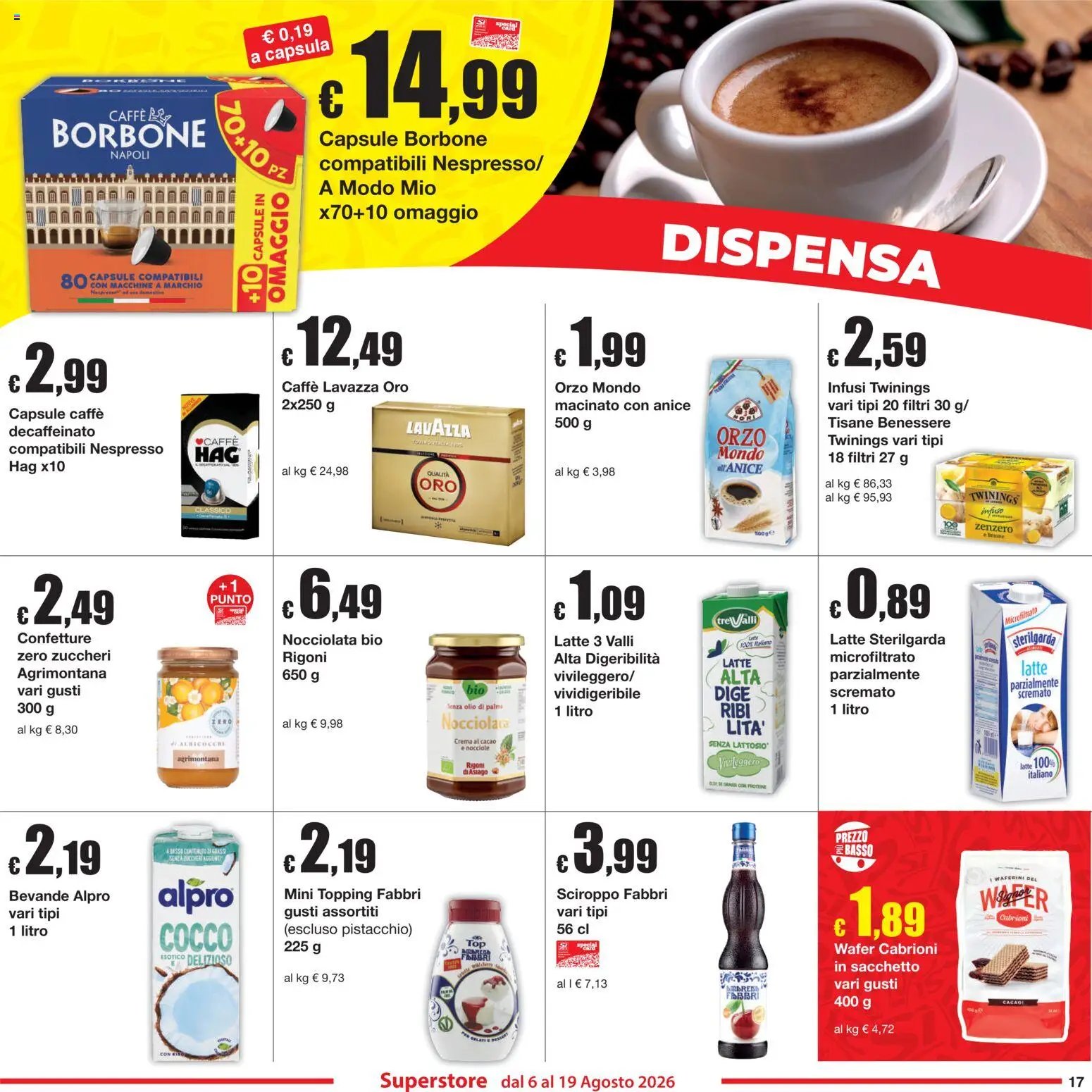 Sì con Te volantino Superstore