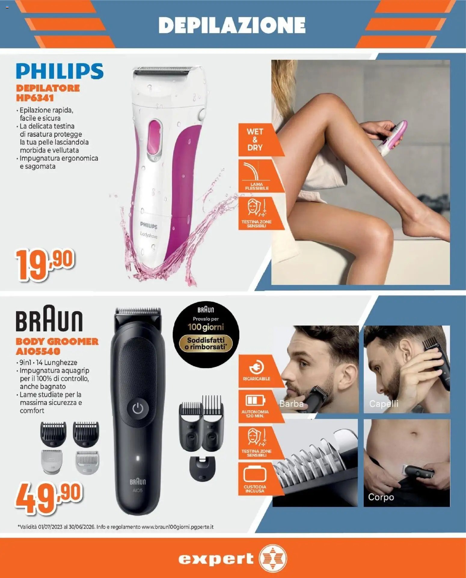 Expert volantino Pelle Liscia