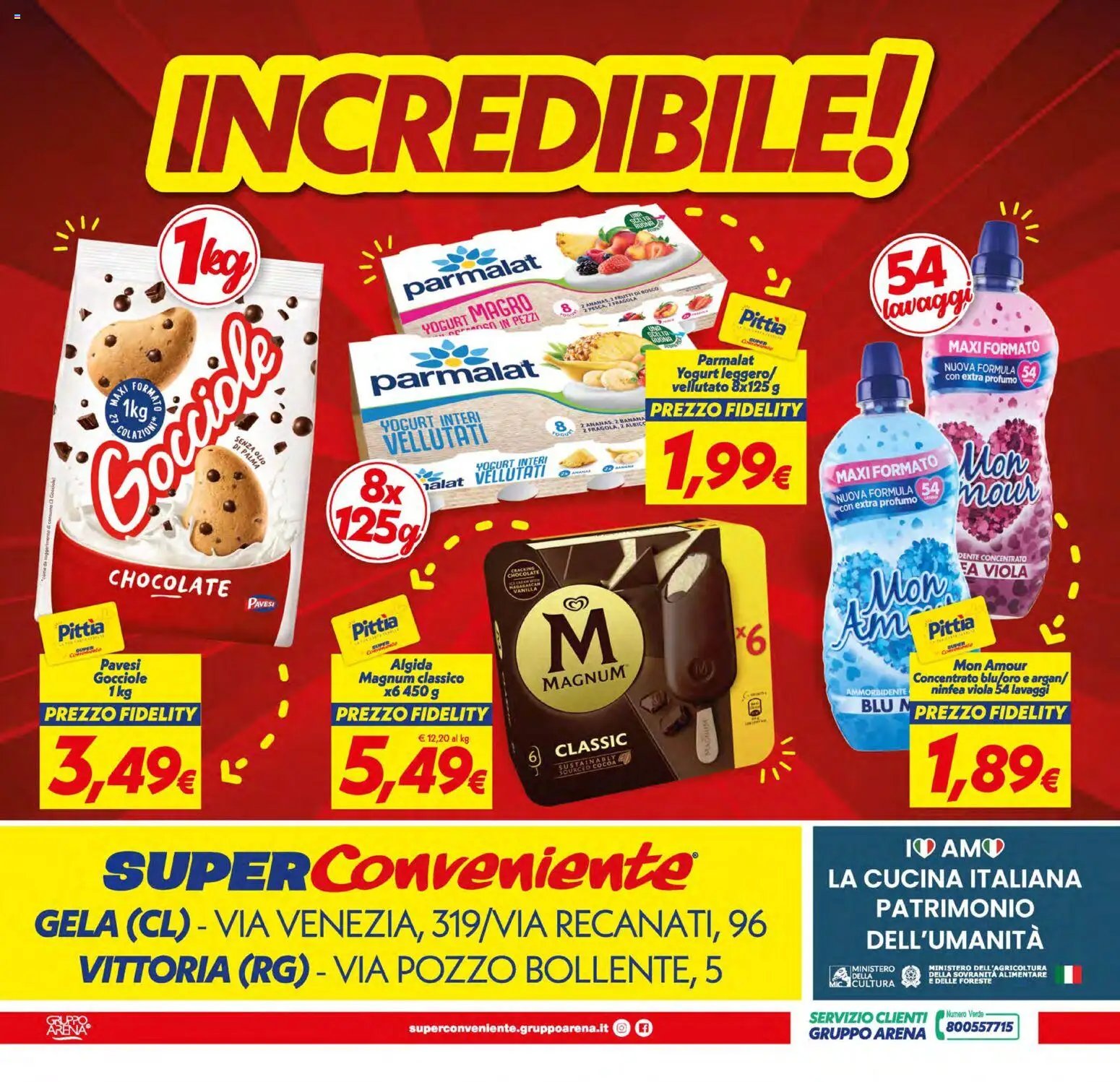 SuperConveniente volantino Gela, Vittoria