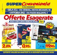 SuperConveniente volantino Gela, Vittoria