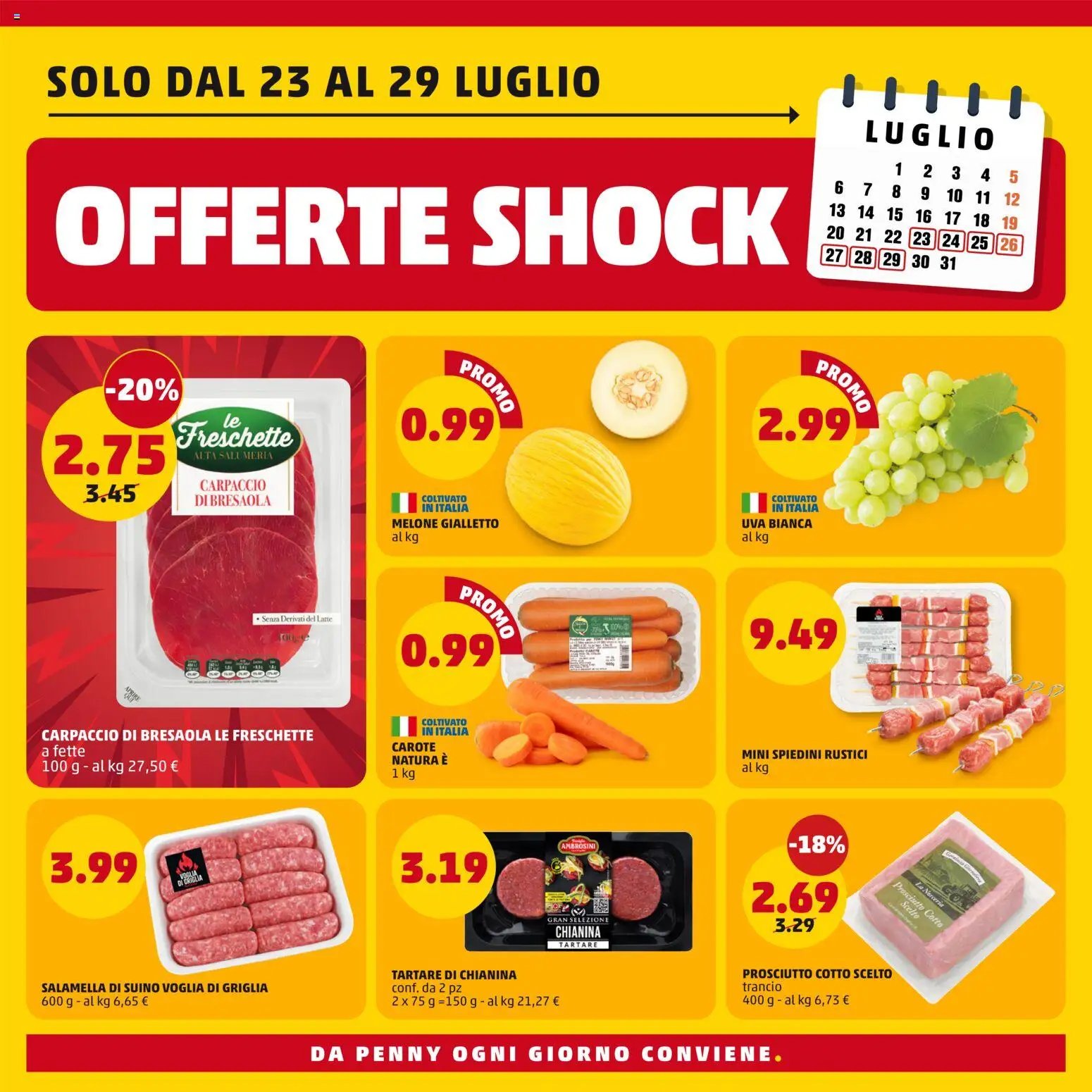 PENNY - volantino Offerte Shock