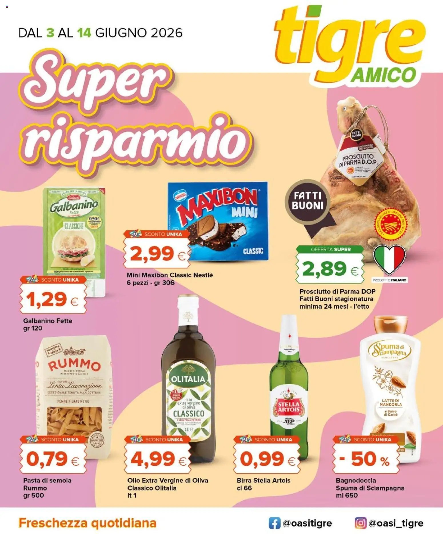 Tigre volantino Amico Roma