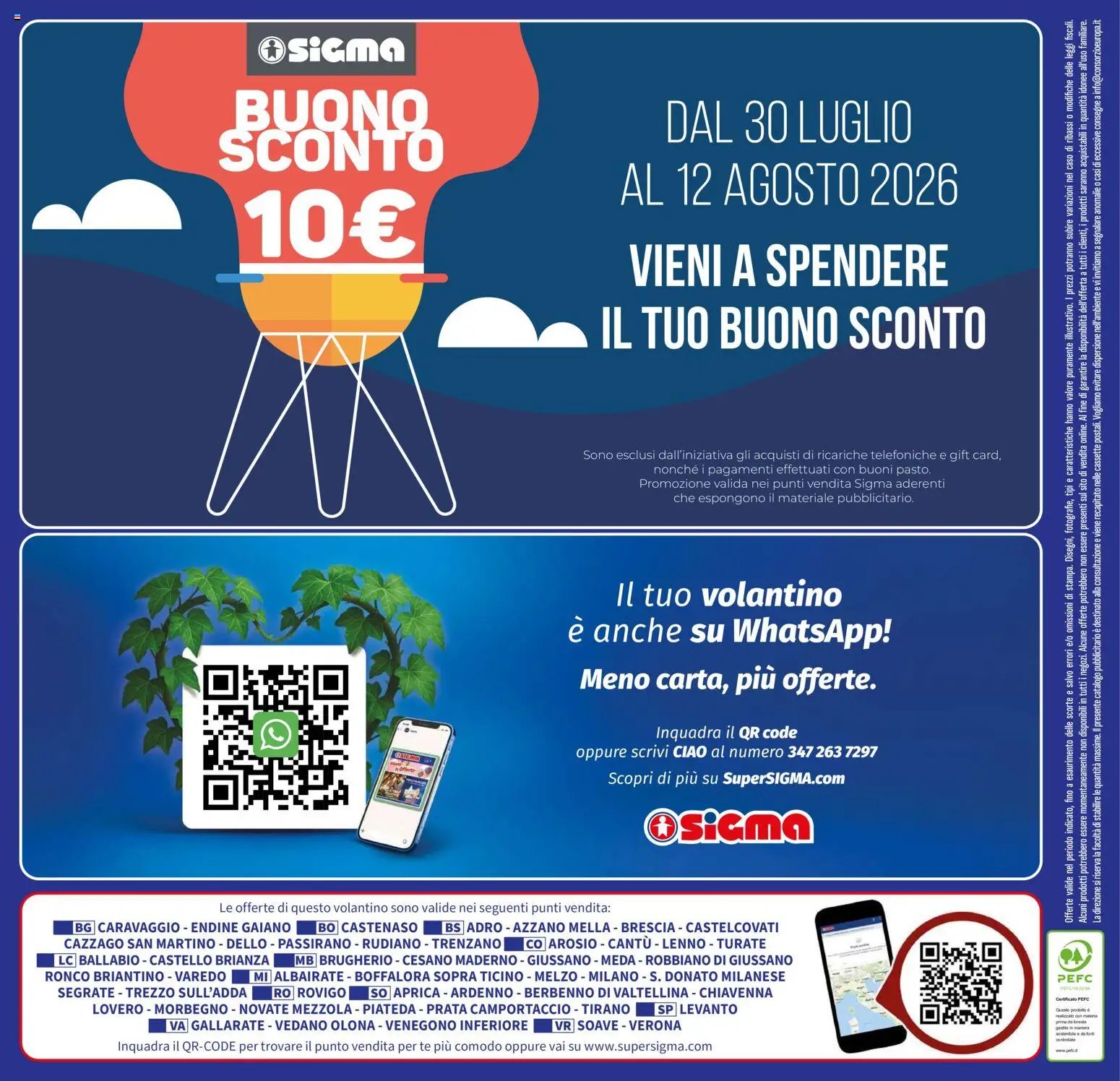 SIGMA volantino