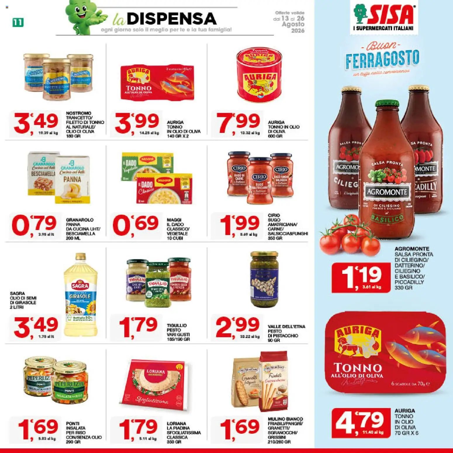 SISA volantino