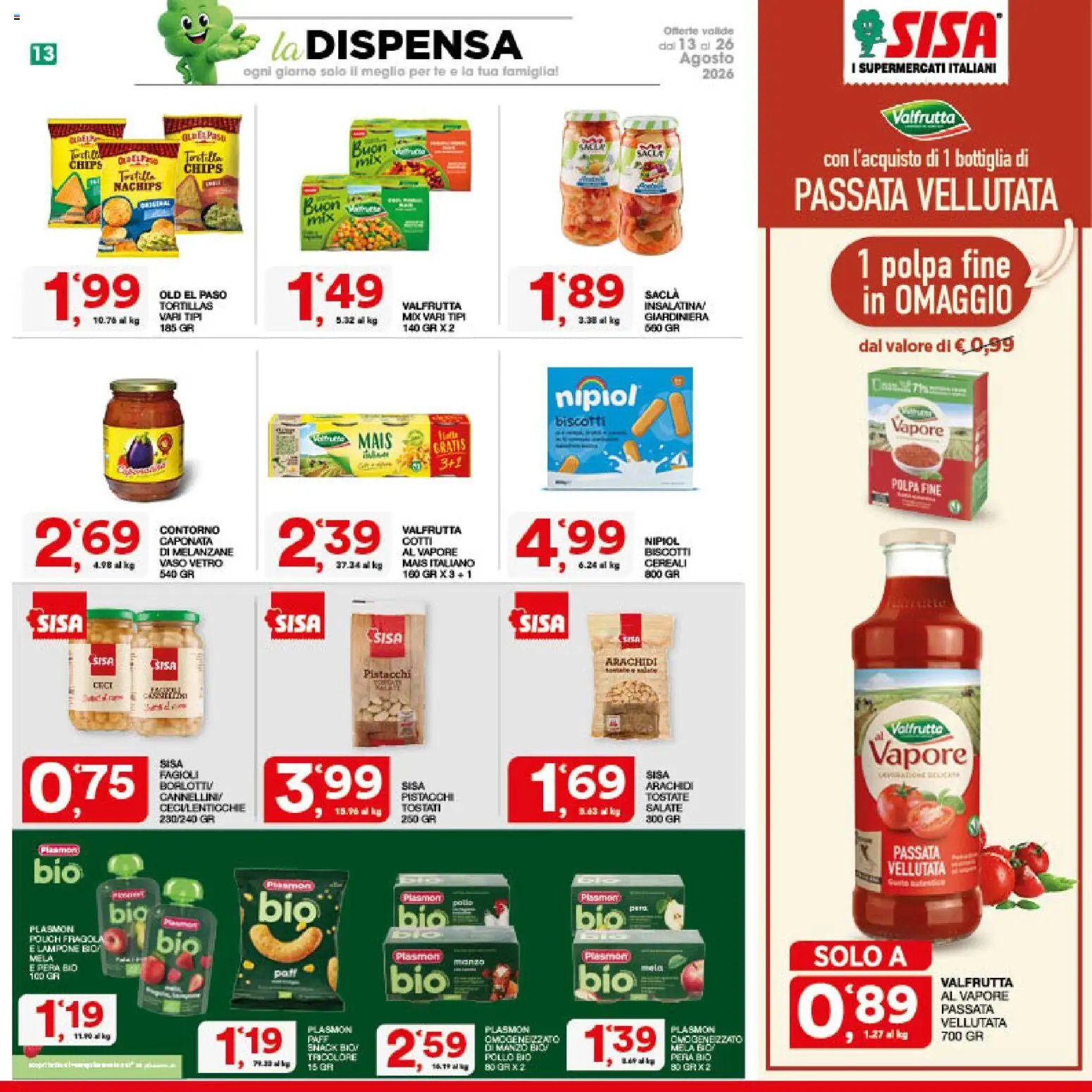 SISA volantino