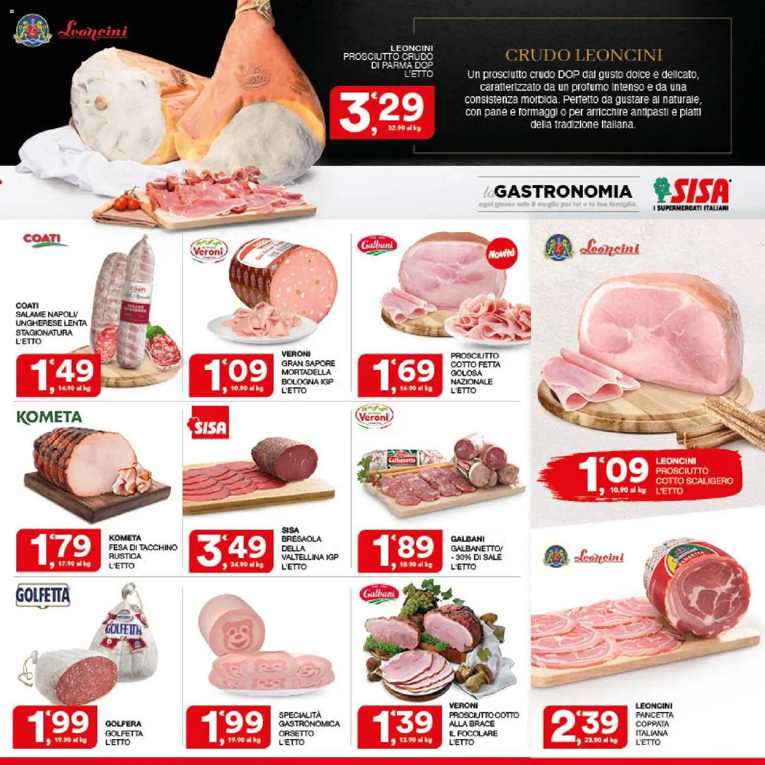 SISA volantino