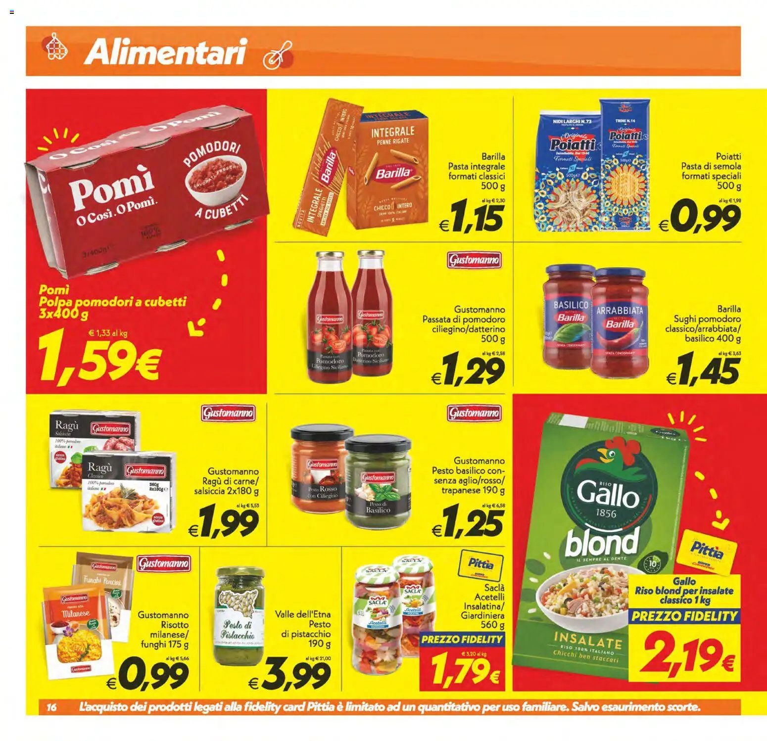 SuperConveniente volantino Caltanissetta, San Cataldo, Avola, Lascari, Milazzo, Barcellona