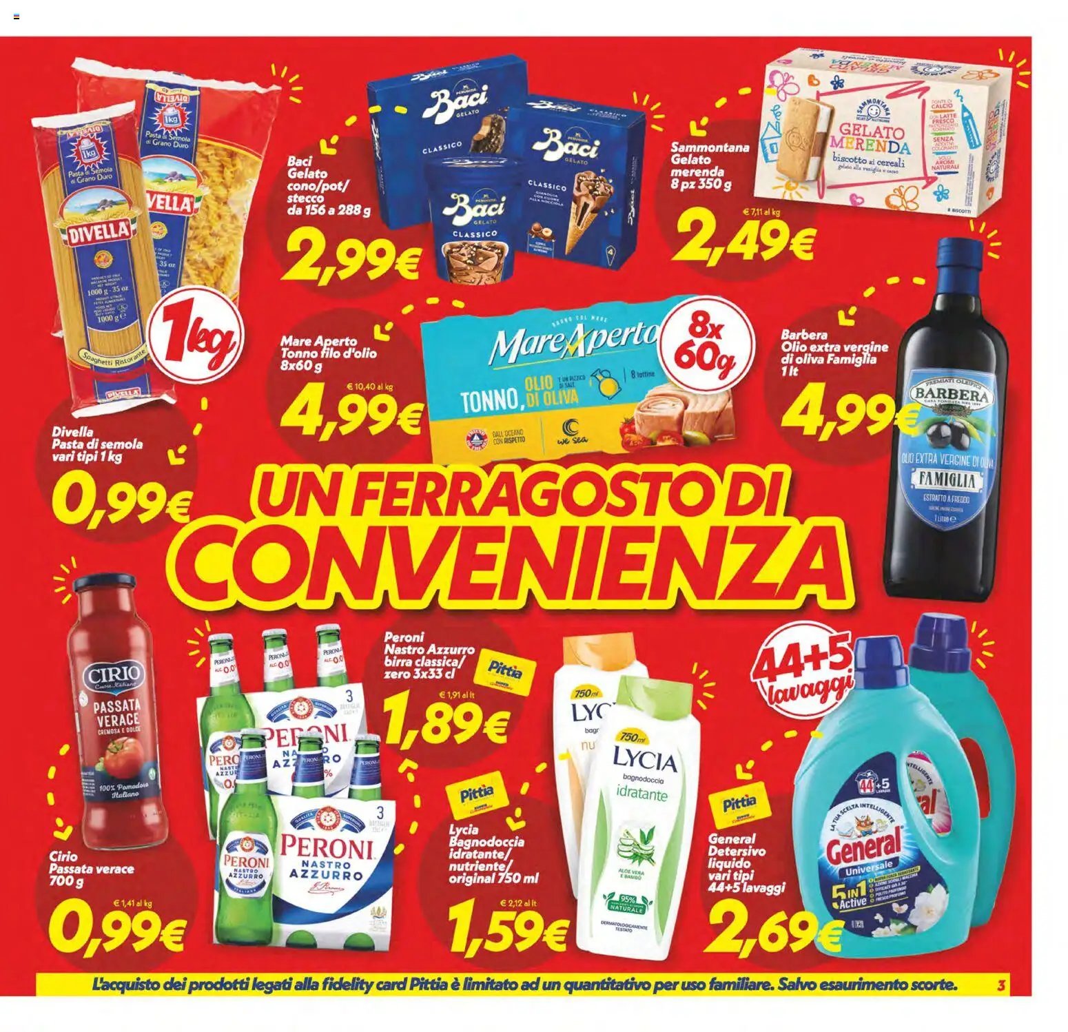 SuperConveniente volantino Caltanissetta, San Cataldo, Avola, Lascari, Milazzo, Barcellona