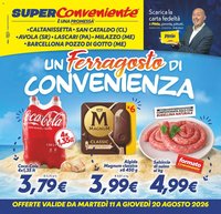 SuperConveniente volantino Caltanissetta, San Cataldo, Avola, Lascari, Milazzo, Barcellona