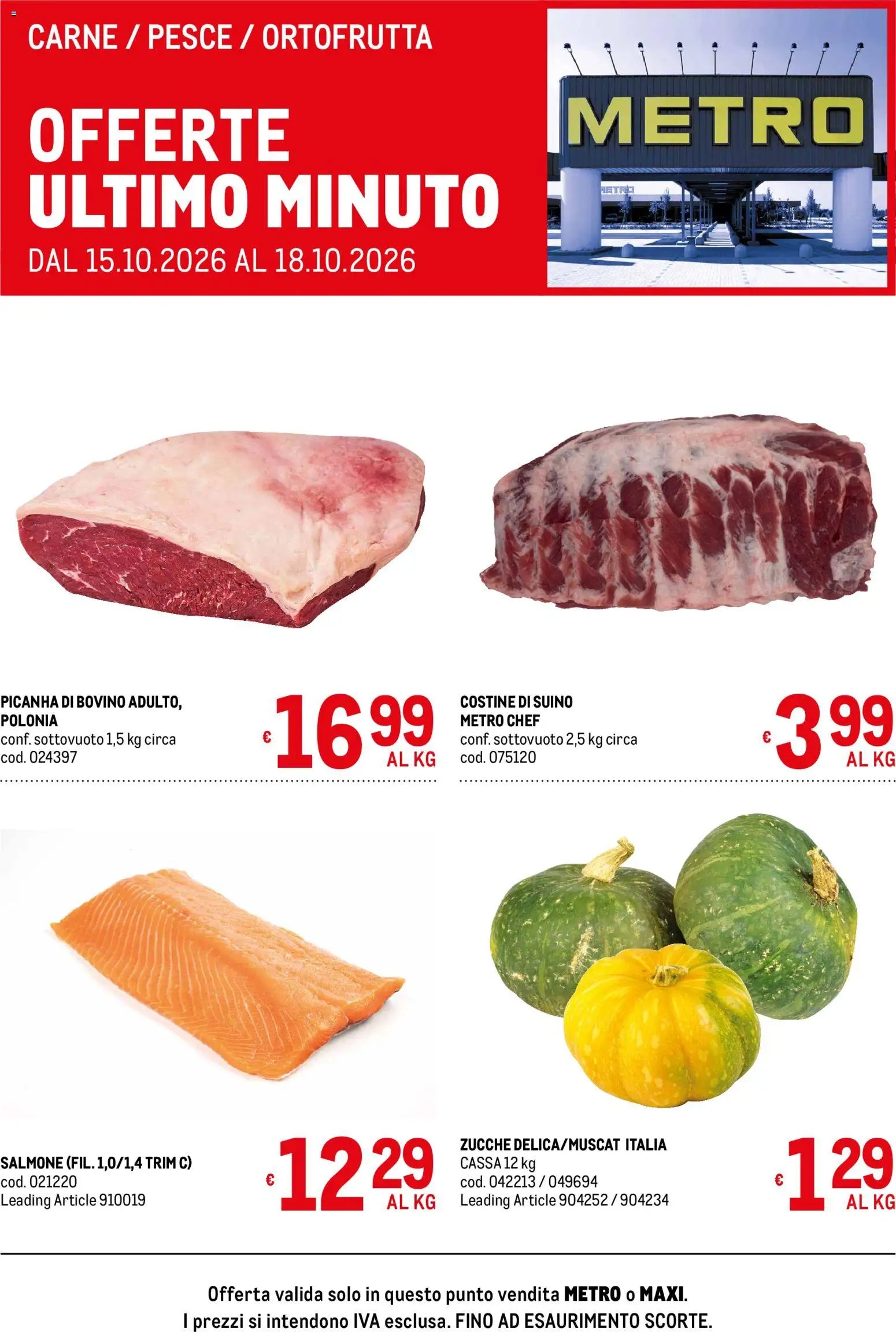 Metro volantino Offerte freschissimi