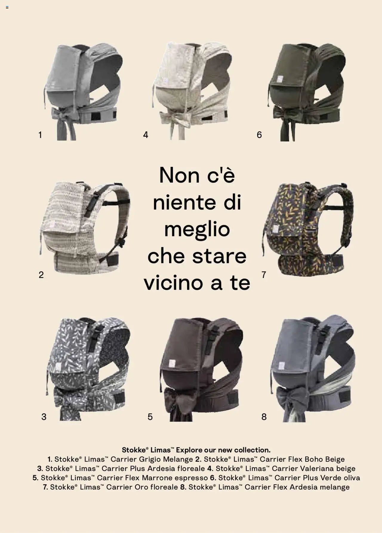 Catalogo Zaini e Marsupi Prenatal	 (2025-01-01 - 2025-12-31)