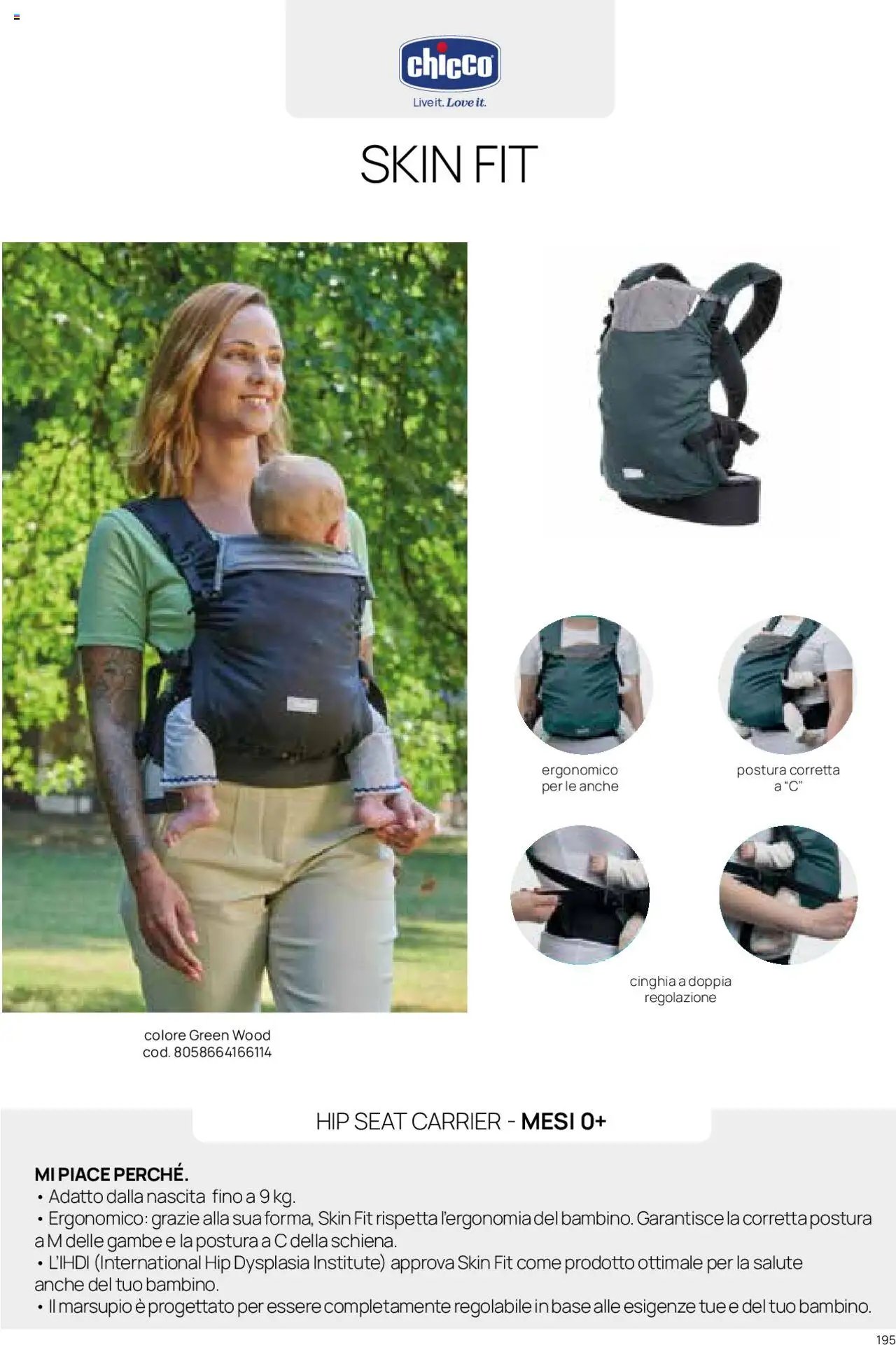 Catalogo Zaini e Marsupi Prenatal	 (2025-01-01 - 2025-12-31)