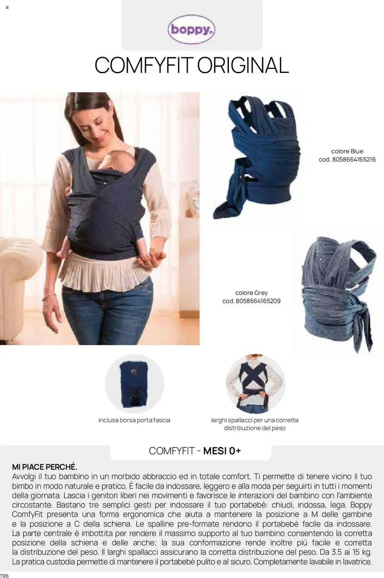 Catalogo Zaini e Marsupi Prenatal	 (2025-01-01 - 2025-12-31)