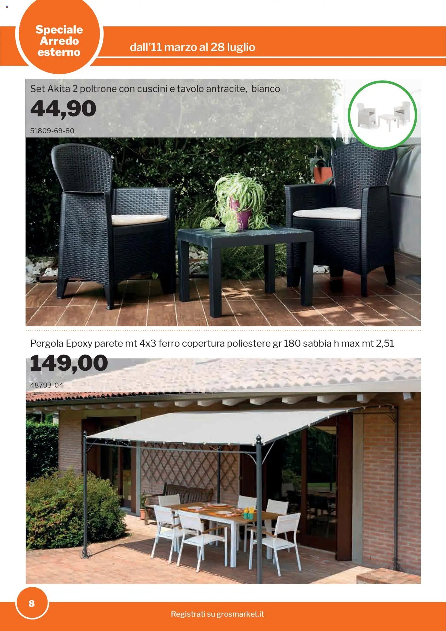 Sogegross volantino Arredo esterno (2026-03-11 - 2026-07-28)