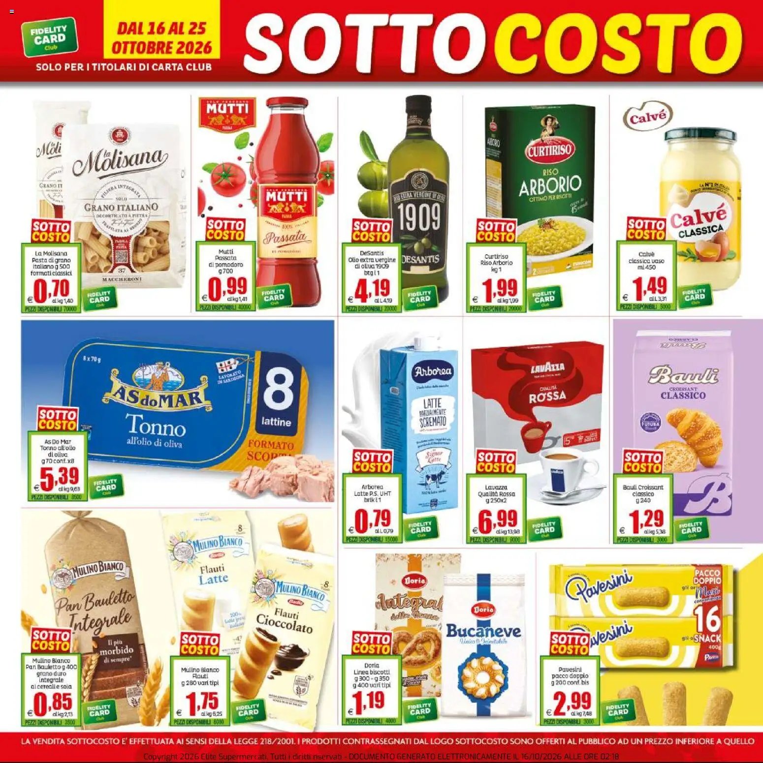 Elite Supermercati volantino