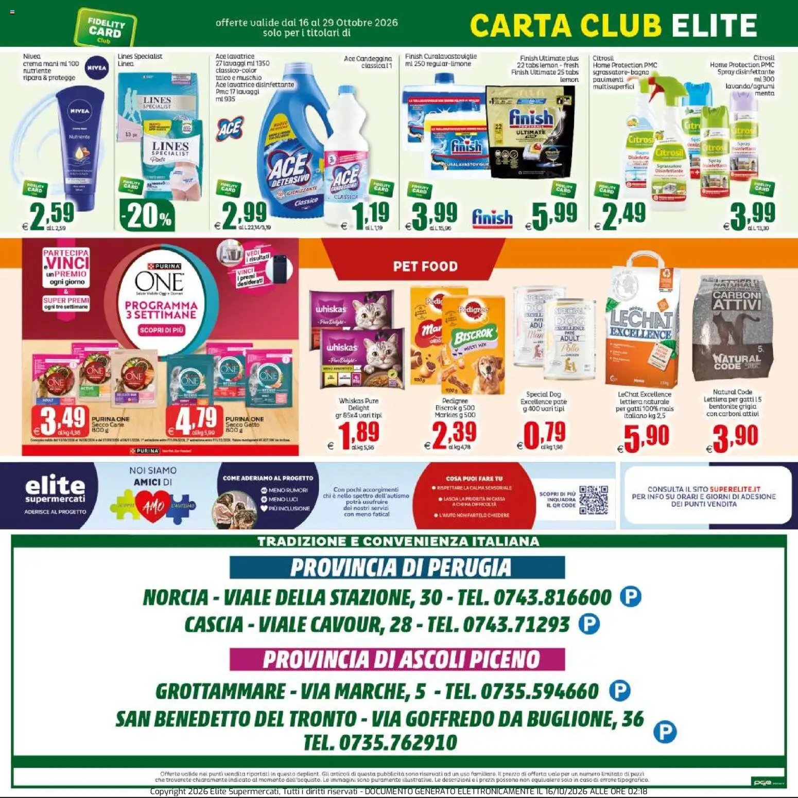 Elite Supermercati volantino