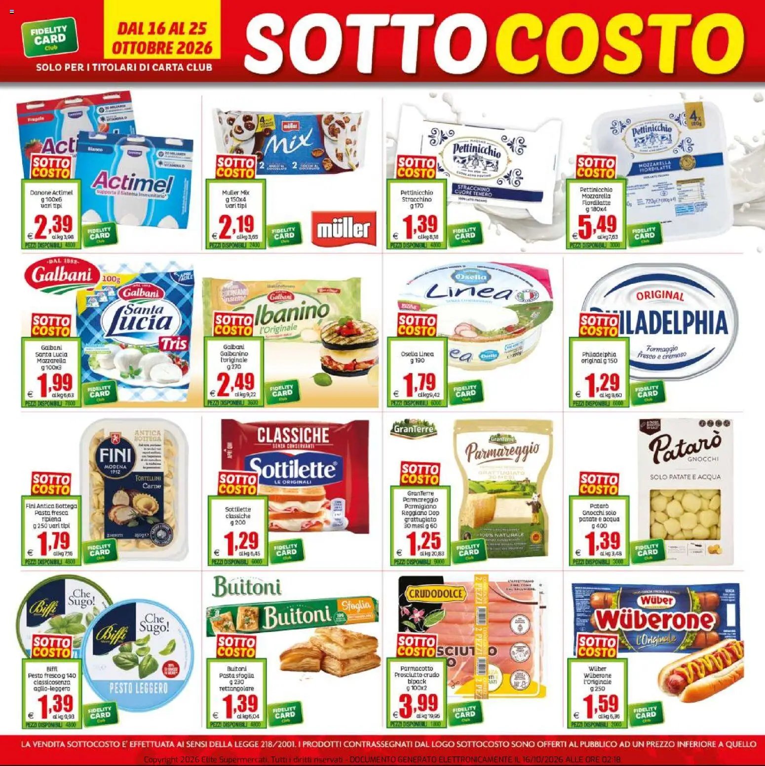Elite Supermercati volantino