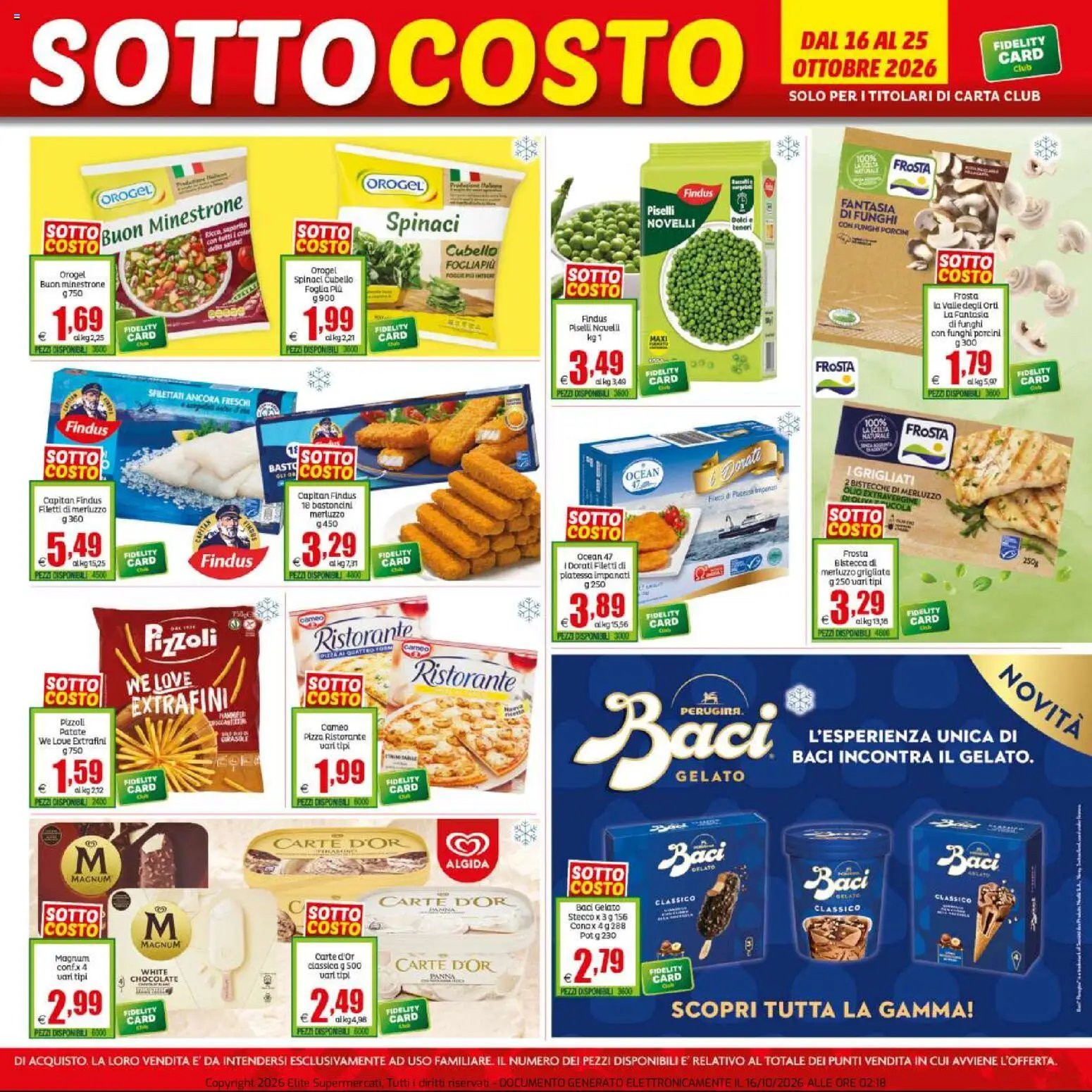 Elite Supermercati volantino