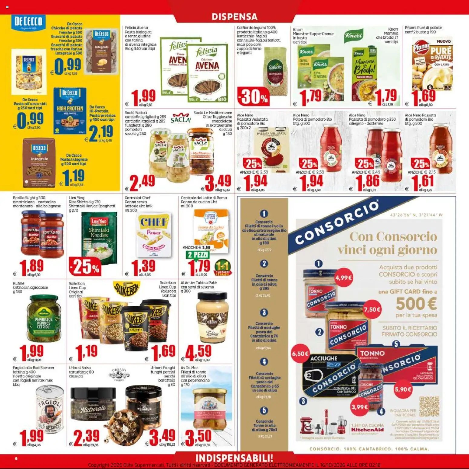 Elite Supermercati volantino