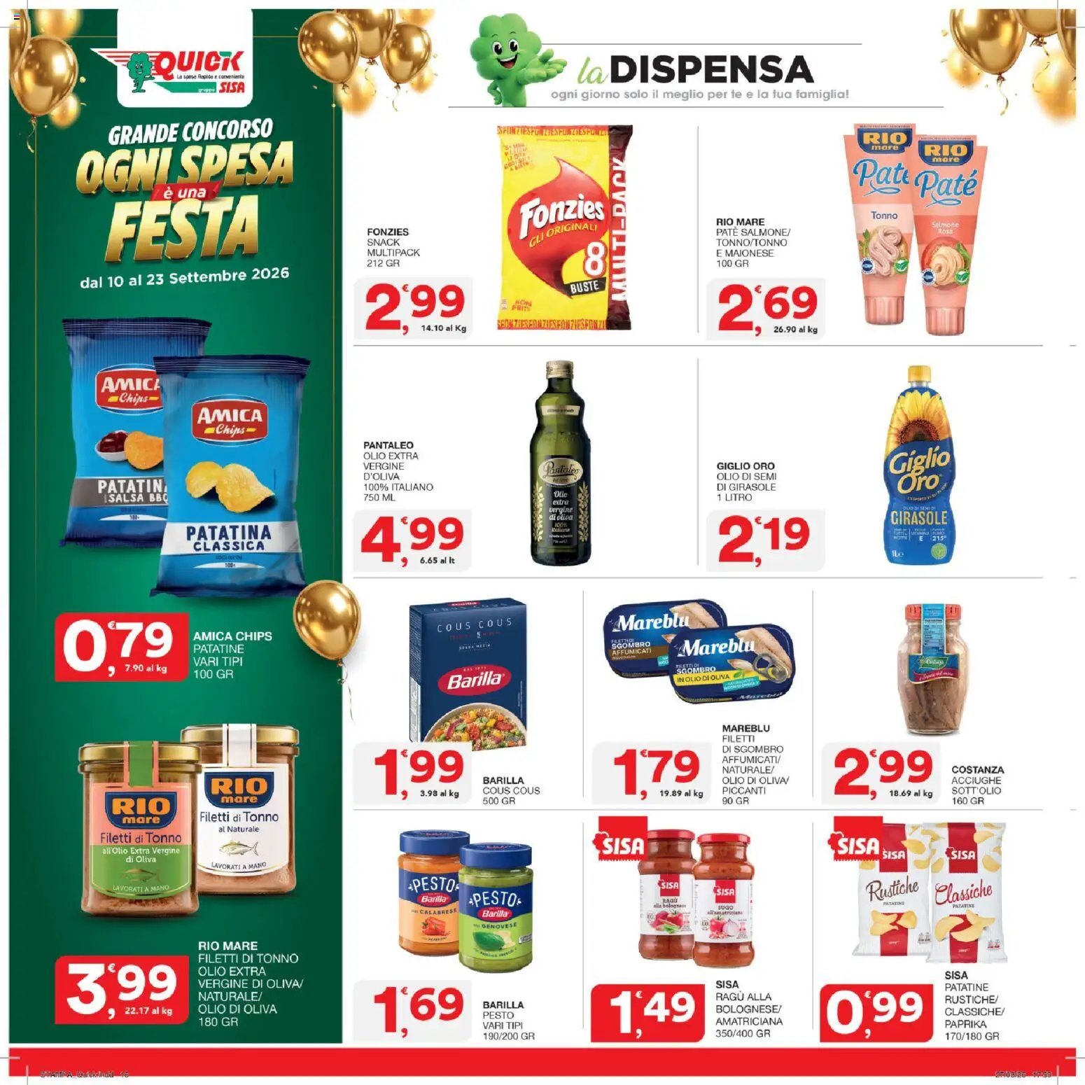 SISA volantino Quick