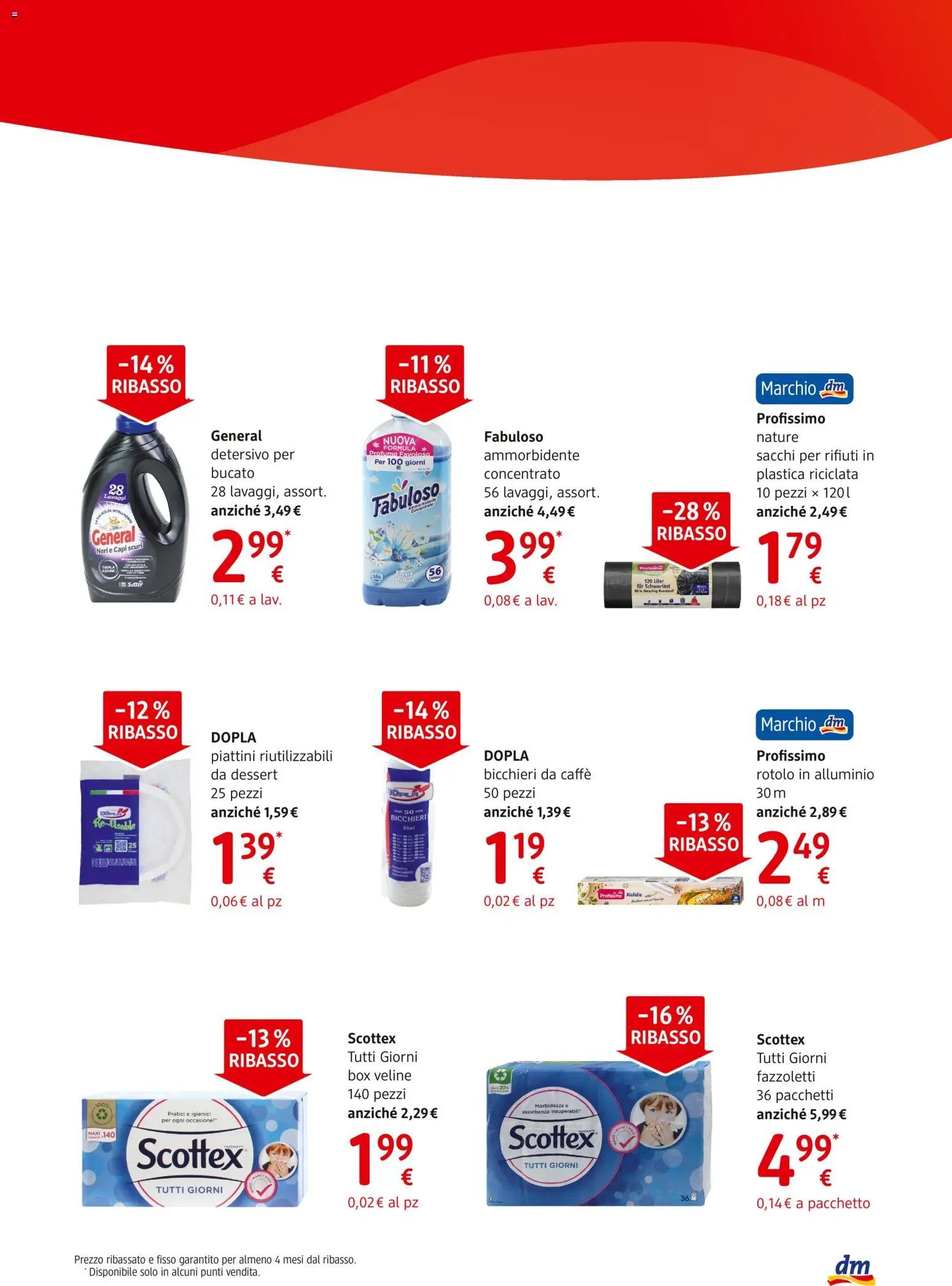 dm drogerie markt volantino Convenienza quotidiana