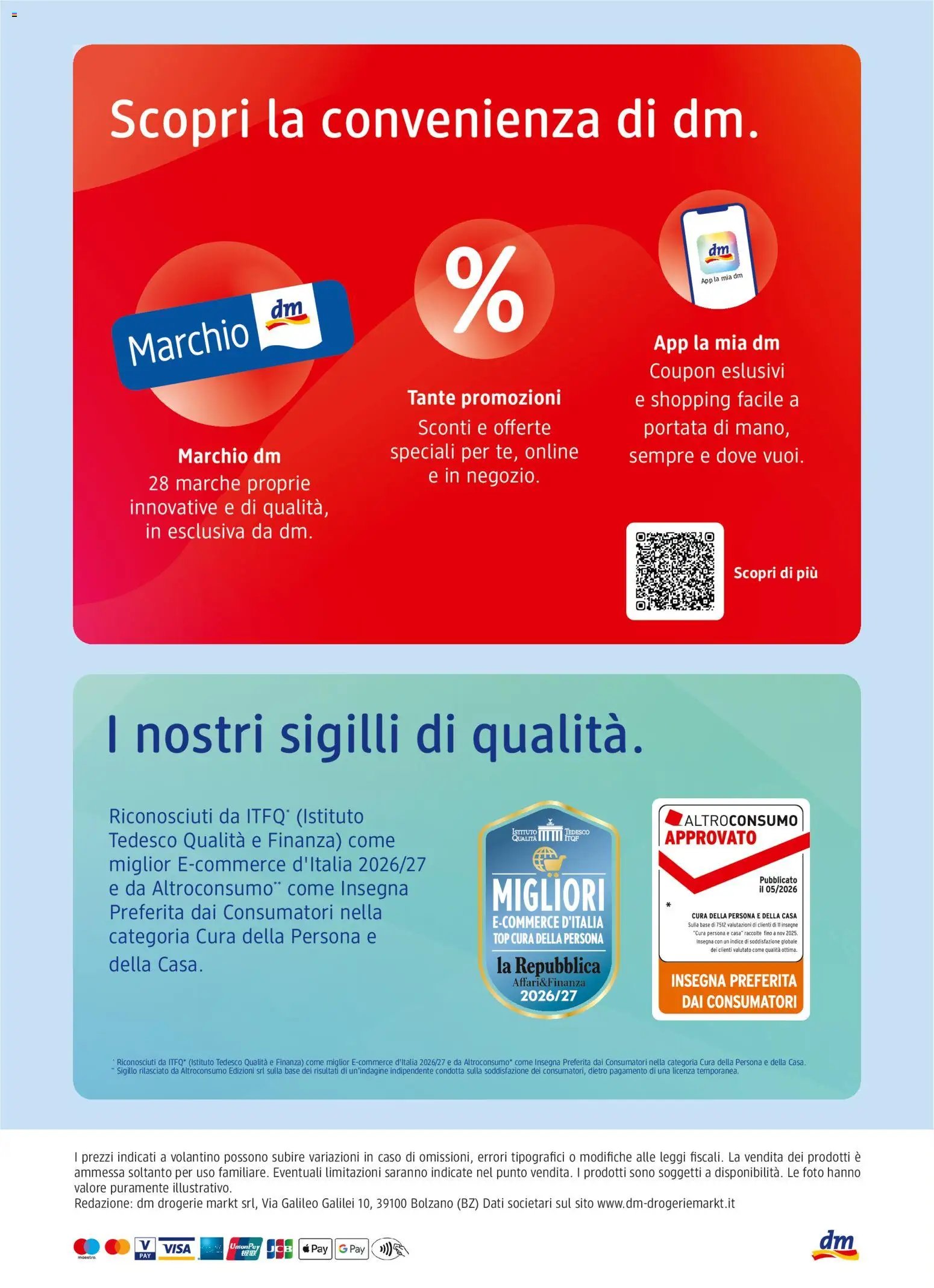 dm drogerie markt volantino Convenienza quotidiana