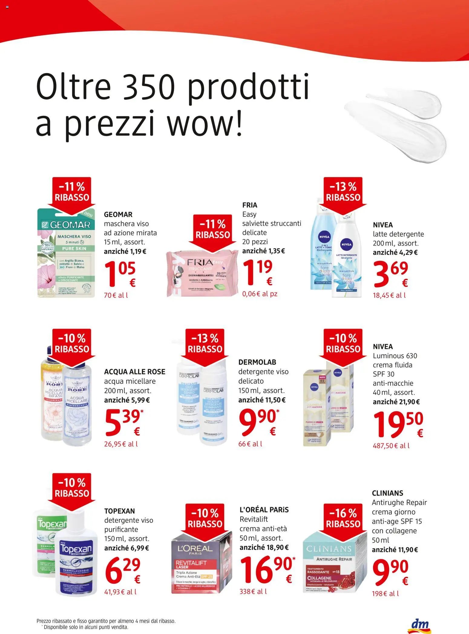 dm drogerie markt volantino Convenienza quotidiana