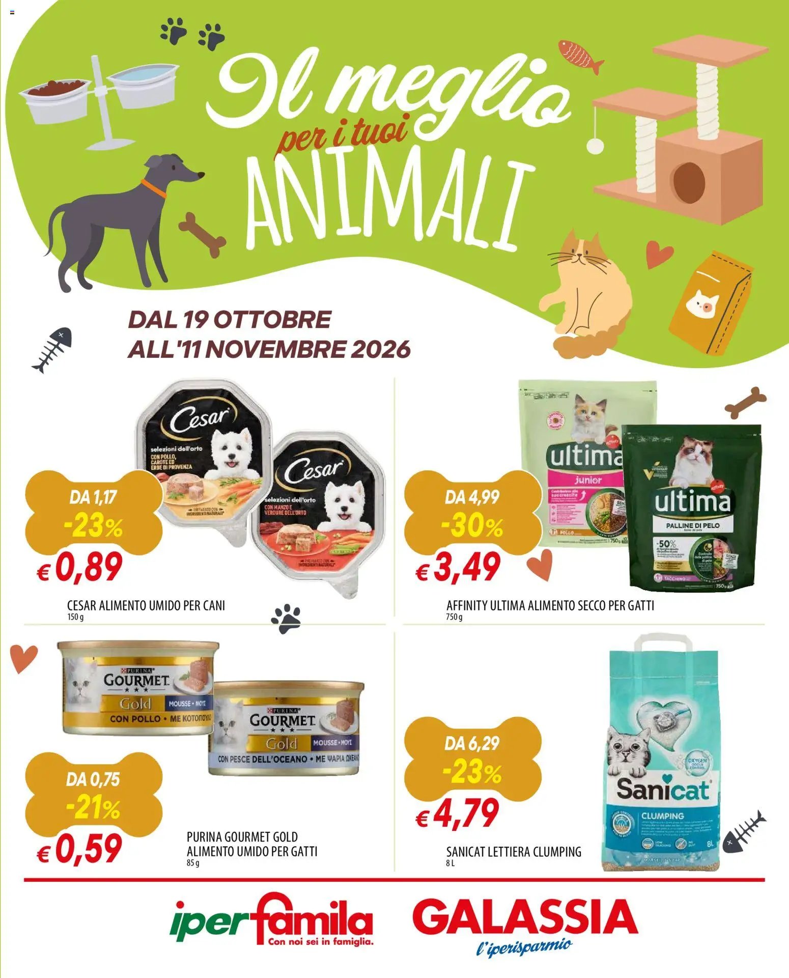 Galassia volantino Pet Food