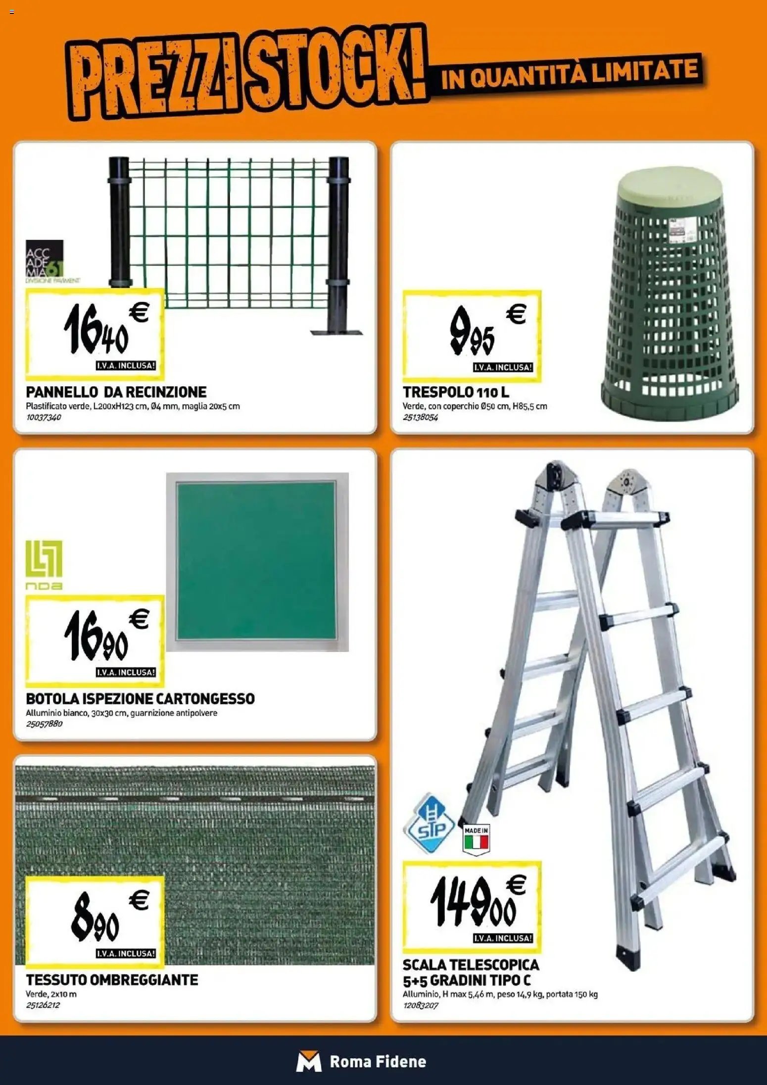 TECNOMAT - Straordinari prezzi stock!