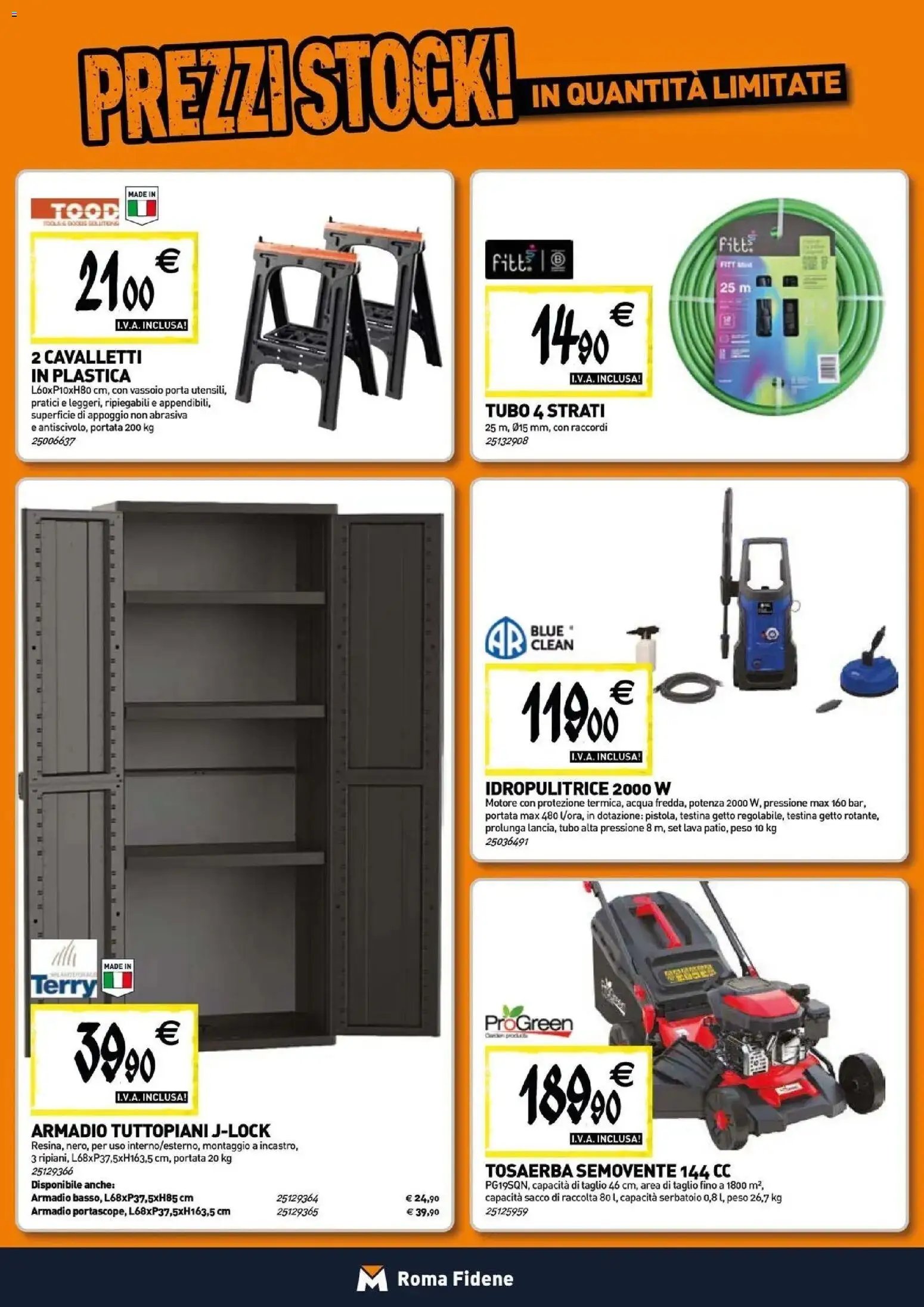 TECNOMAT - Straordinari prezzi stock!