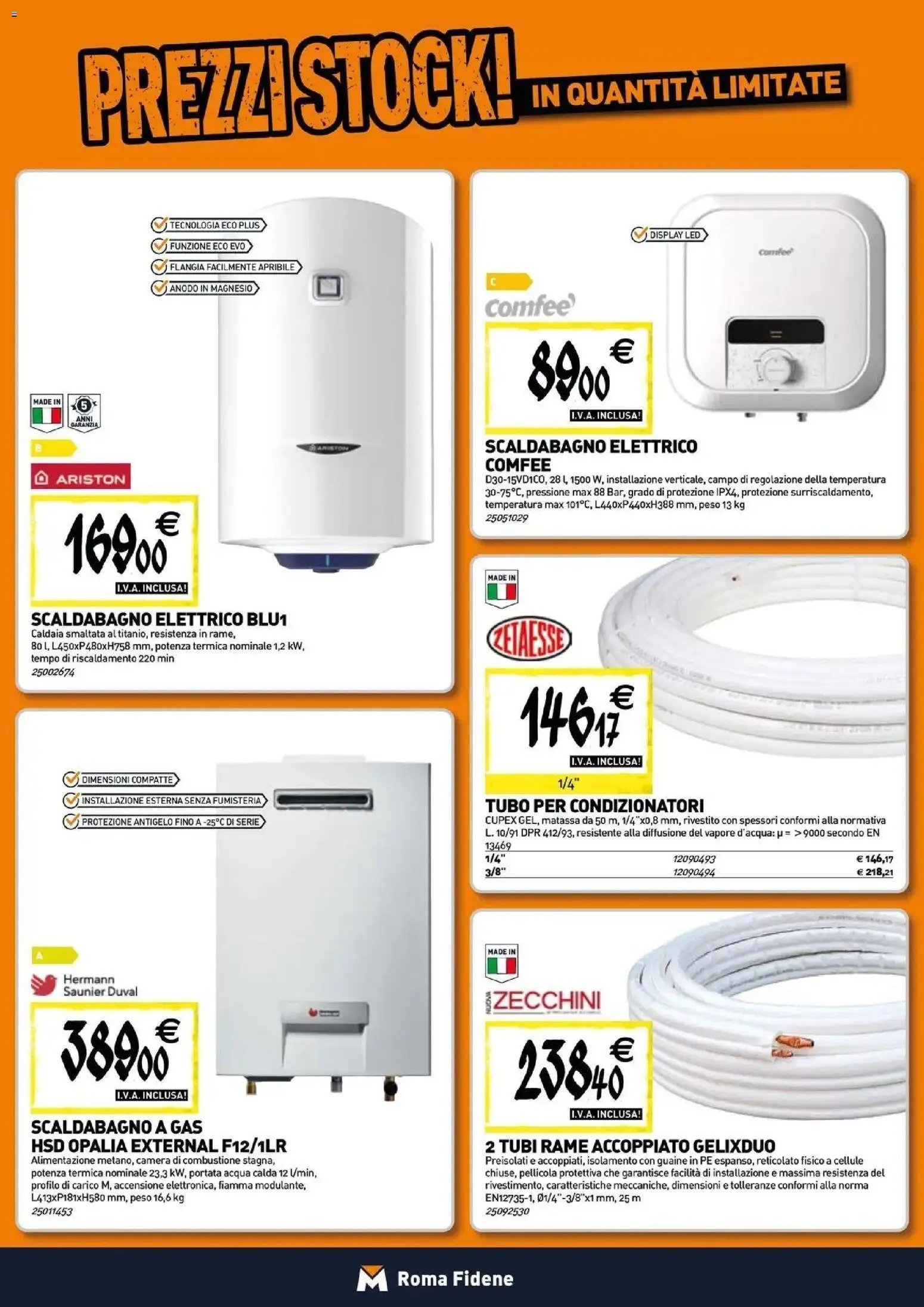TECNOMAT - Straordinari prezzi stock!