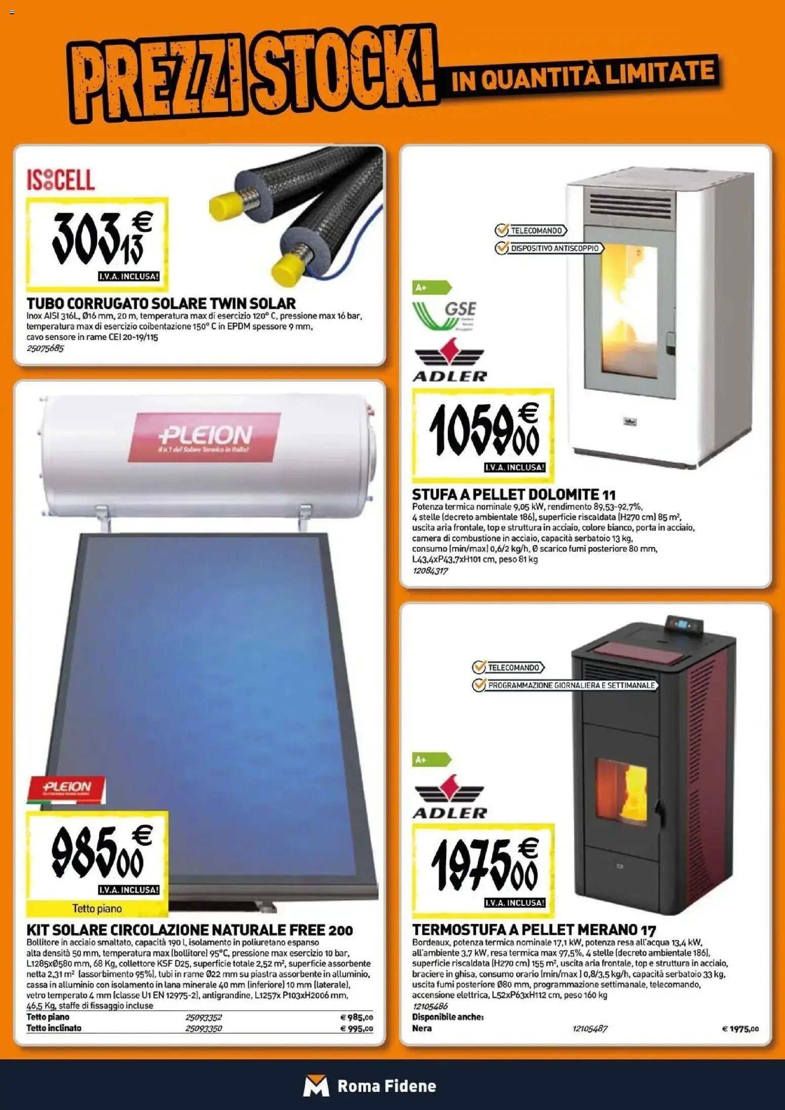 TECNOMAT - Straordinari prezzi stock!