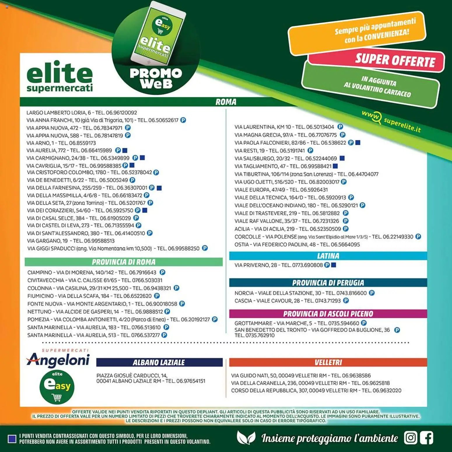 Elite Supermercati volantino Promo Web