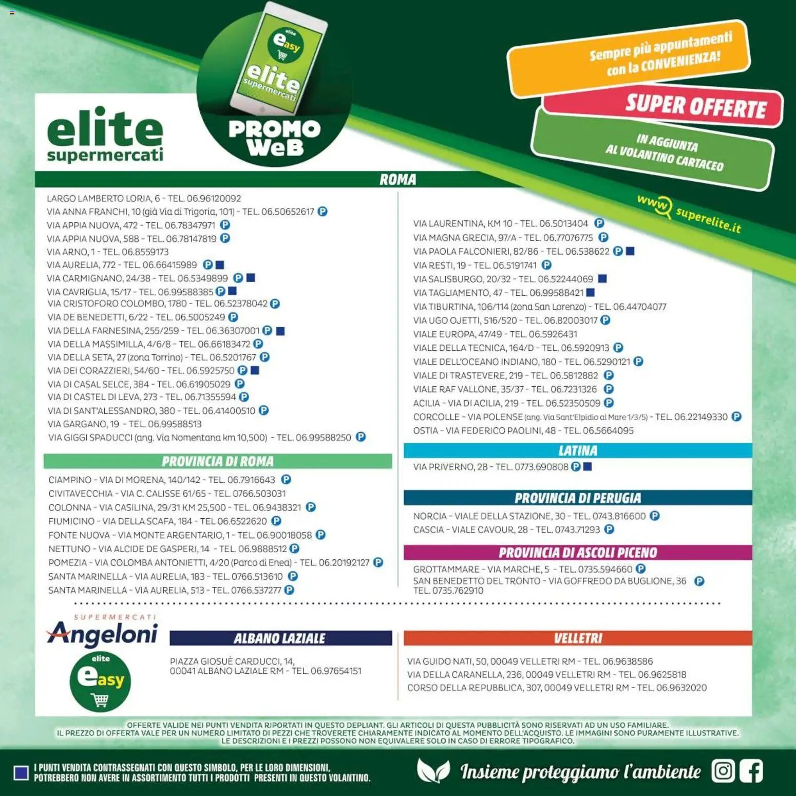 Elite Supermercati volantino Promo Web