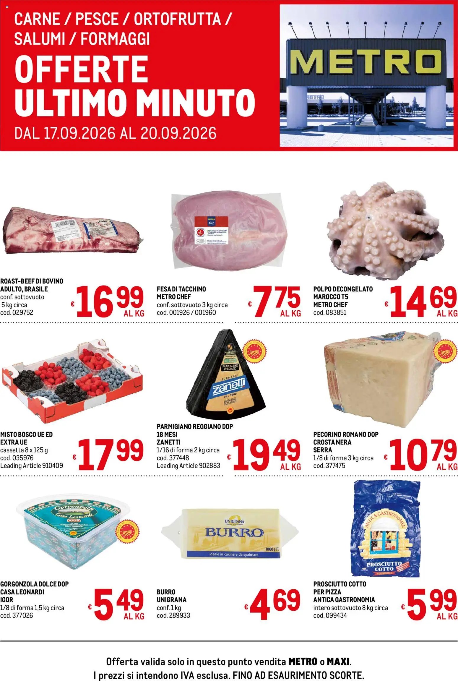 Metro volantino Offerte freschissimi