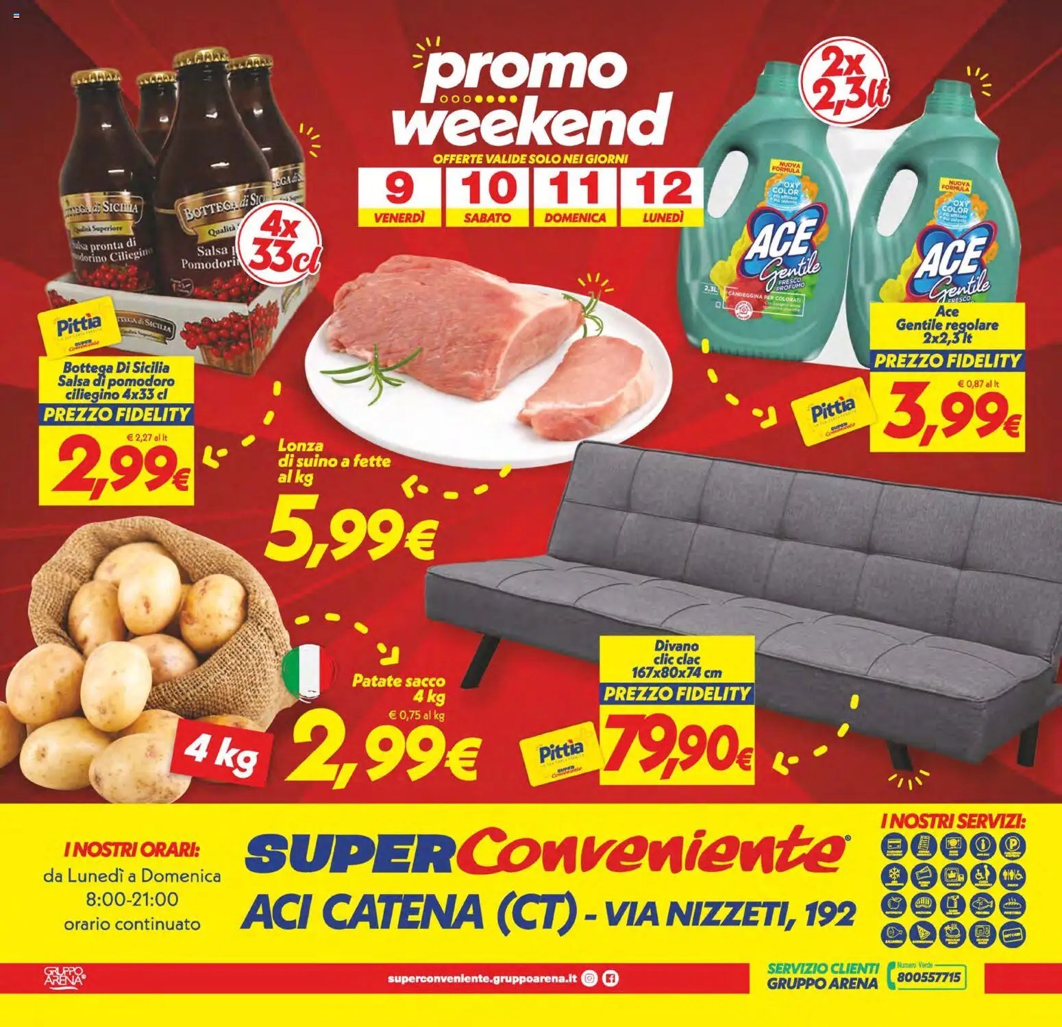 SuperConveniente volantino Aci Catena