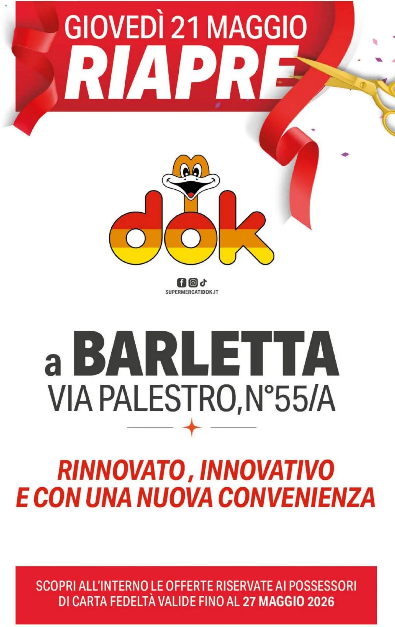 DOK volantino Apertura Barletta  (2026-05-21 - 2026-05-27)