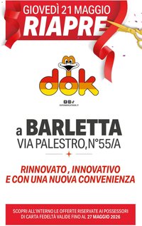 DOK volantino Apertura Barletta  (2026-05-21 - 2026-05-27)