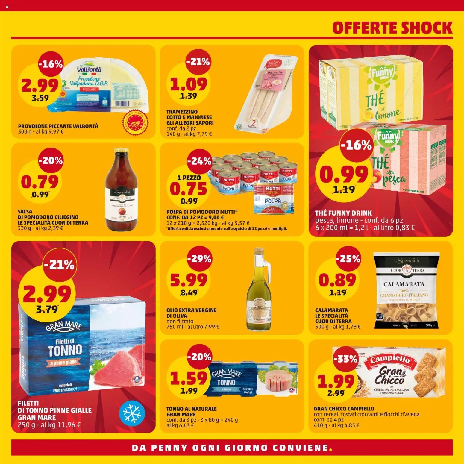PENNY volantino Offerte Shock