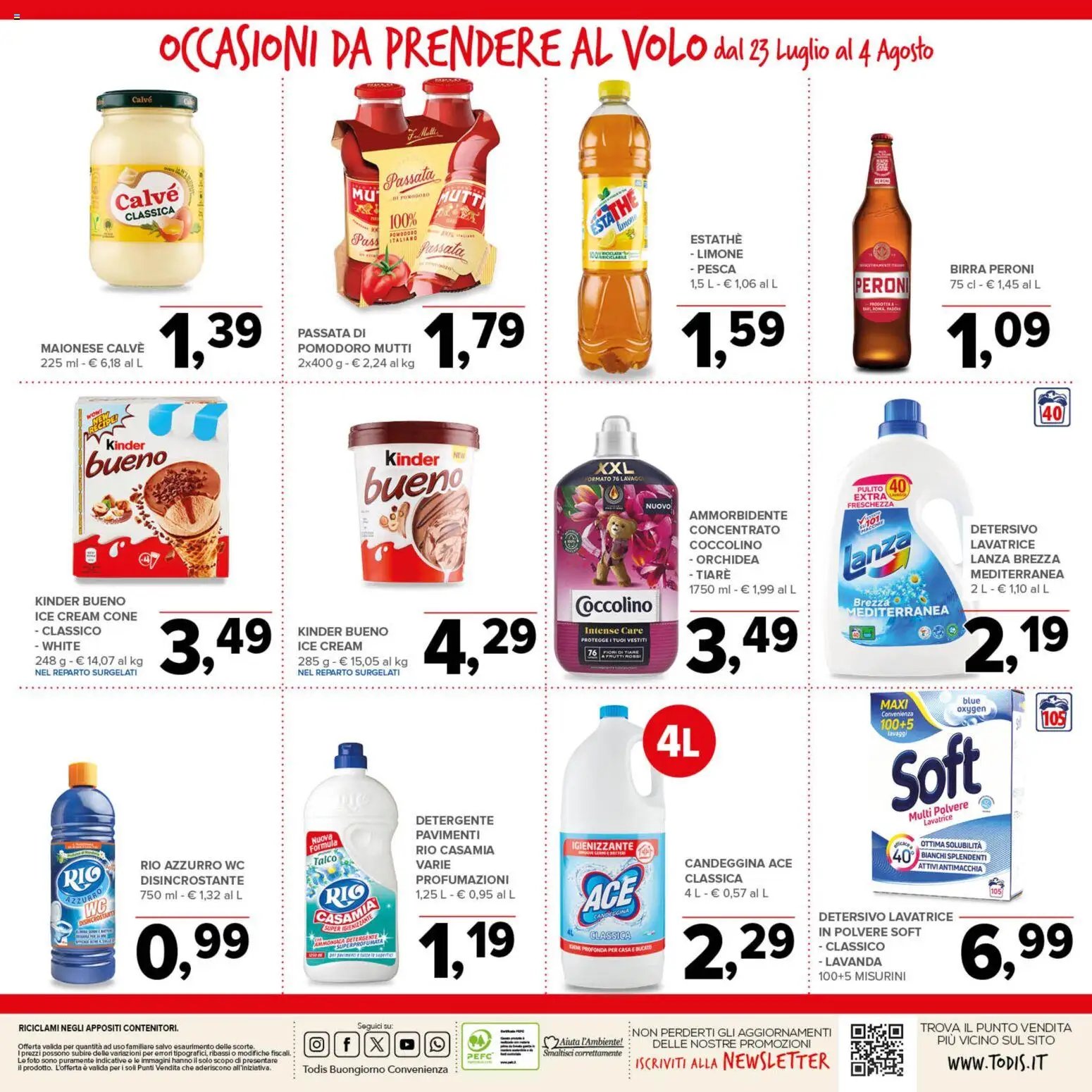 Todis volantino Sicilia