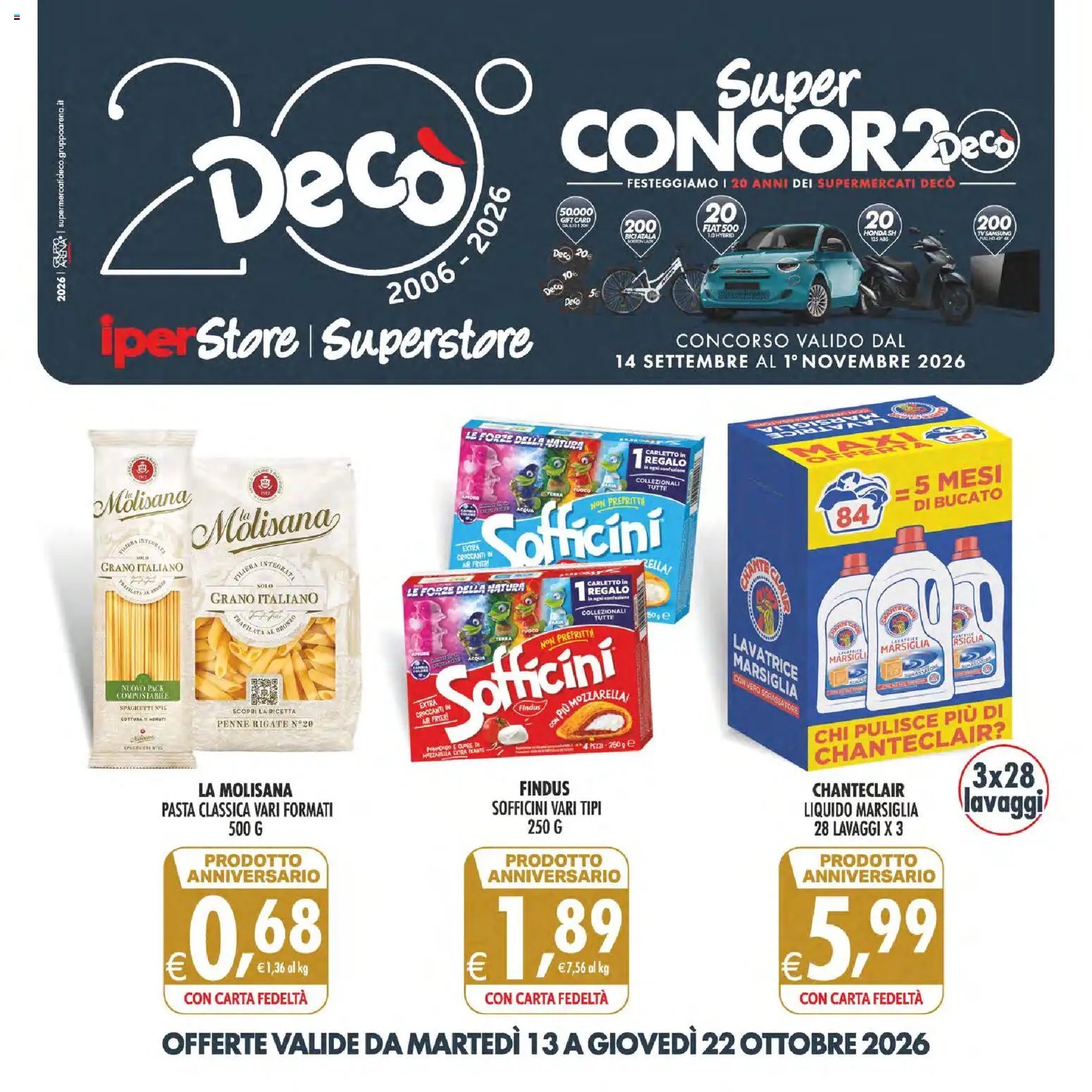 Decò volantino iperStore, Superstore Sicilia